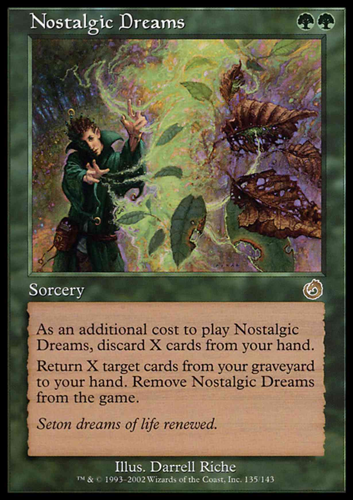 Nostalgic Dreams magic card front