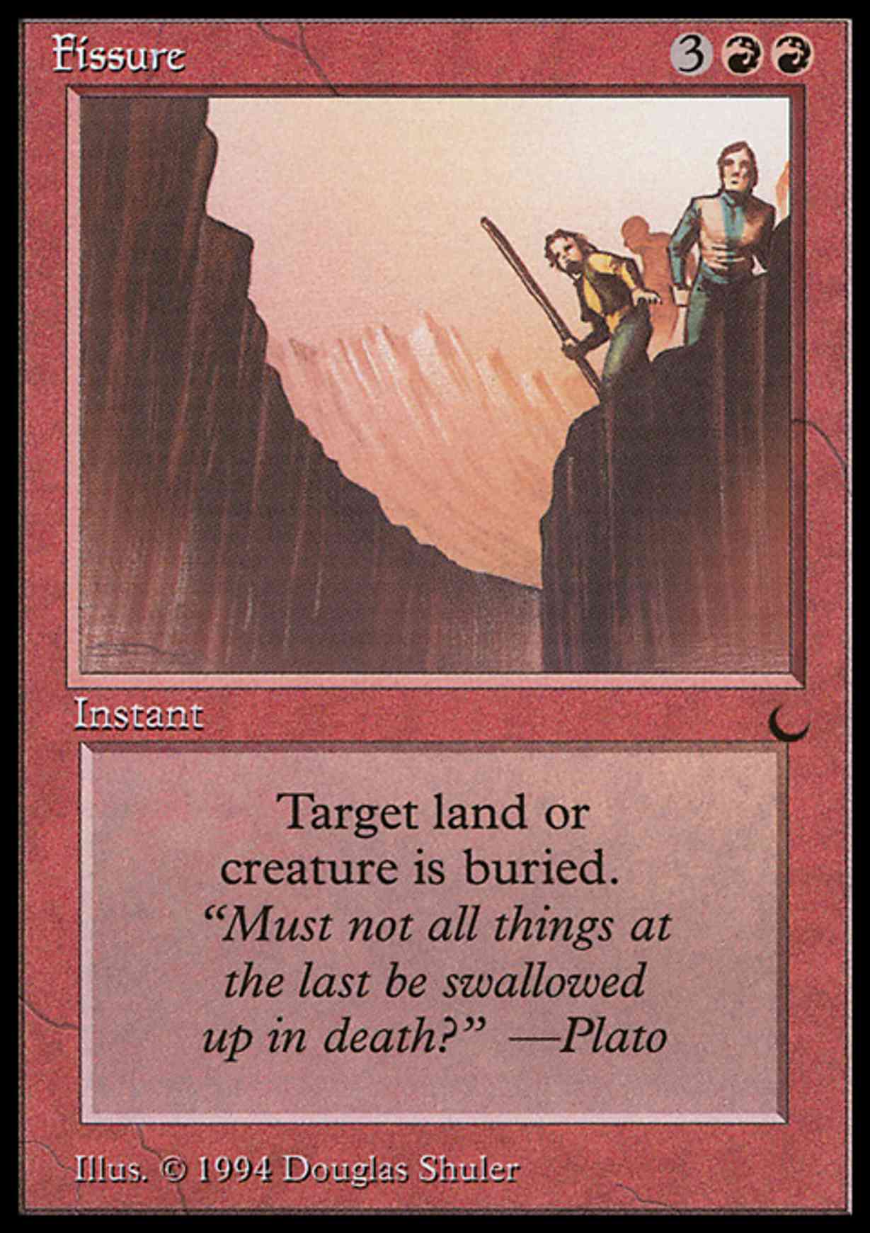 Fissure magic card front