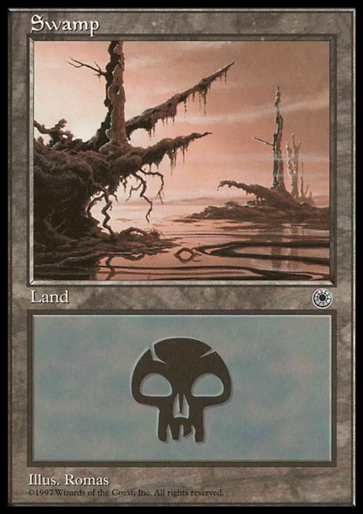 Swamp (Hanging Moss) magic card front