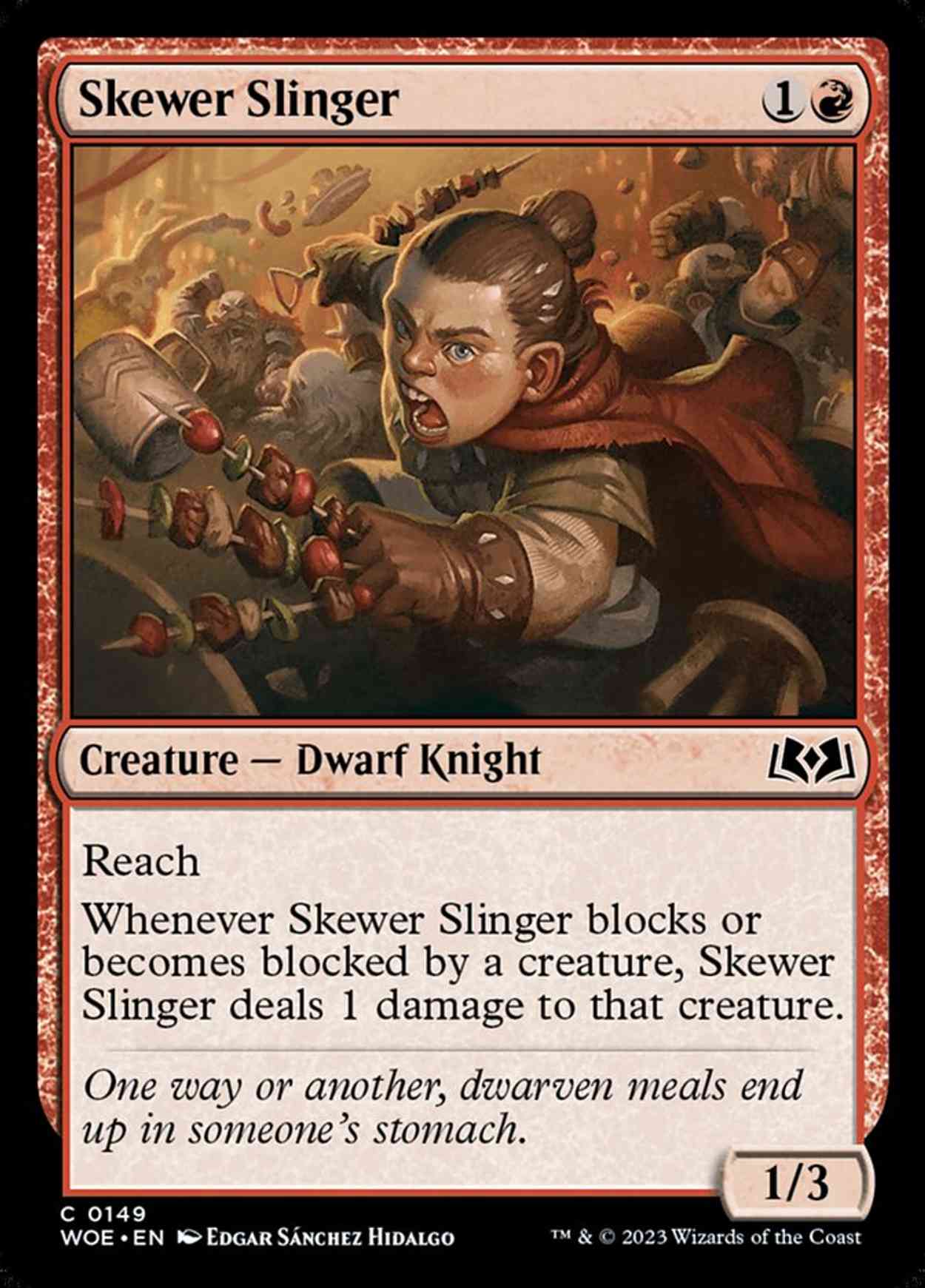 Skewer Slinger magic card front