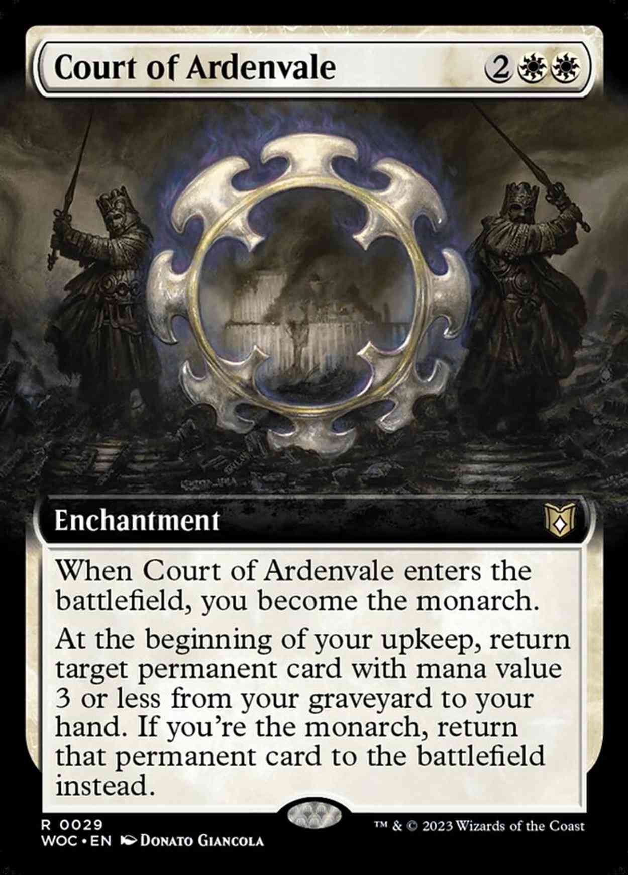 Court of Ardenvale (Extended Art) magic card front