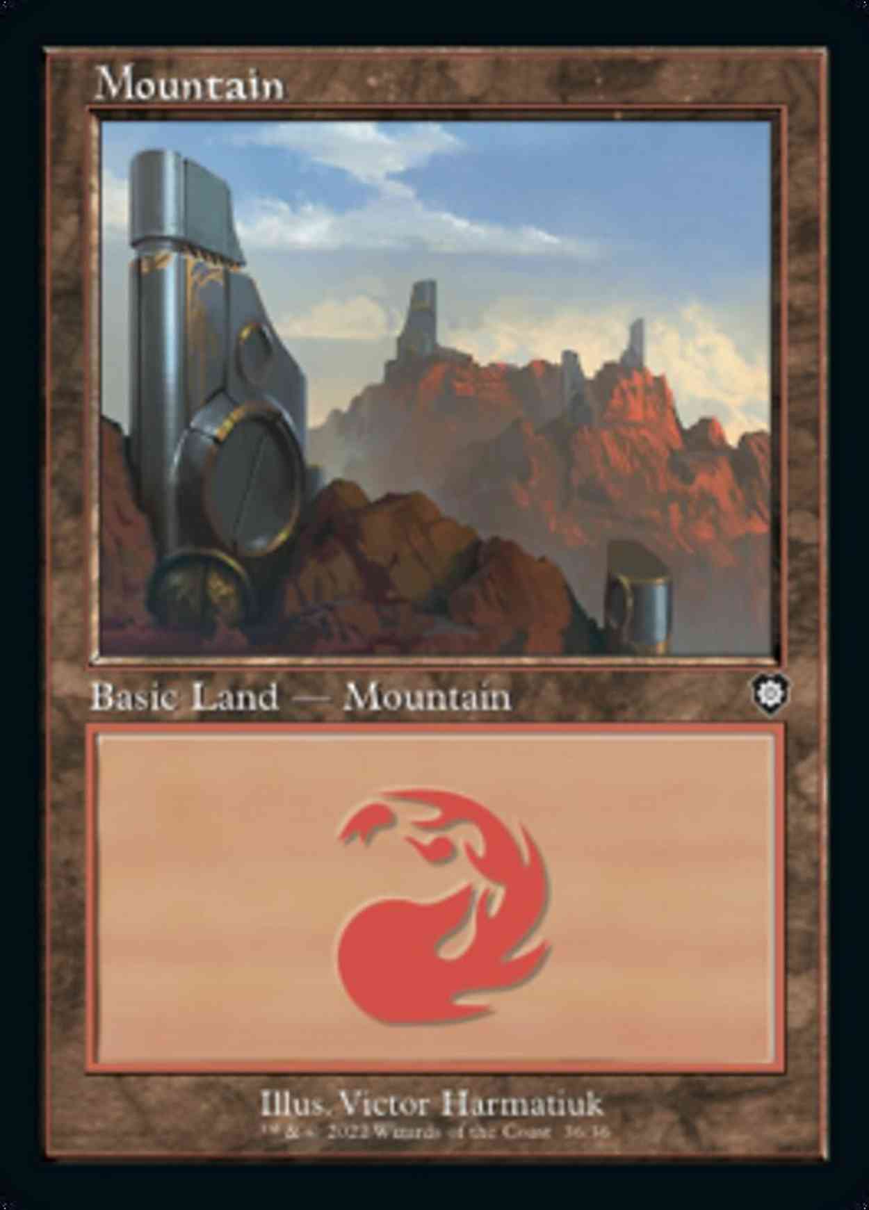 Mountain (36) magic card front