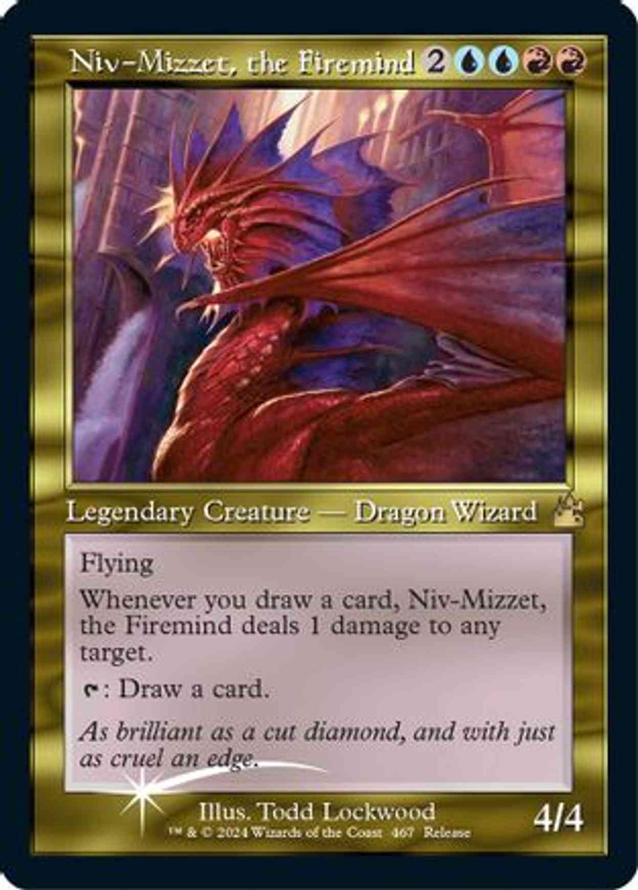 Niv-Mizzet, the Firemind (Retro Frame) magic card front