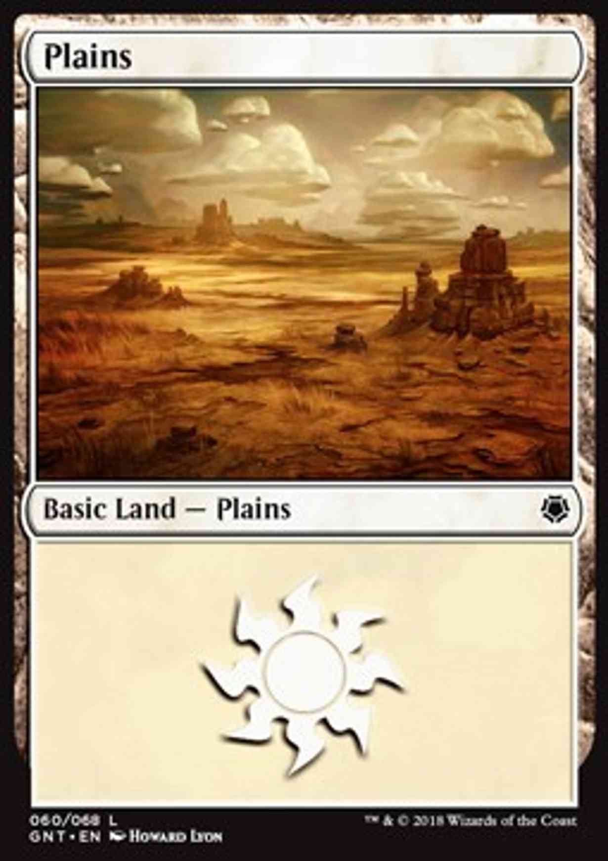 Plains (60) magic card front