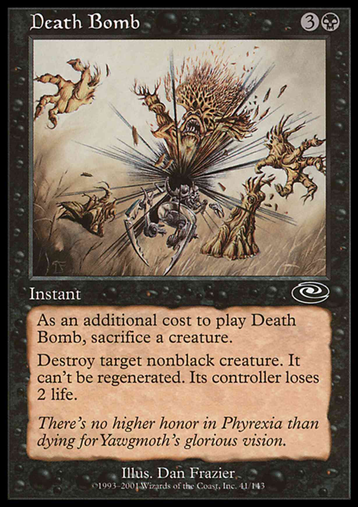 Death Bomb magic card front