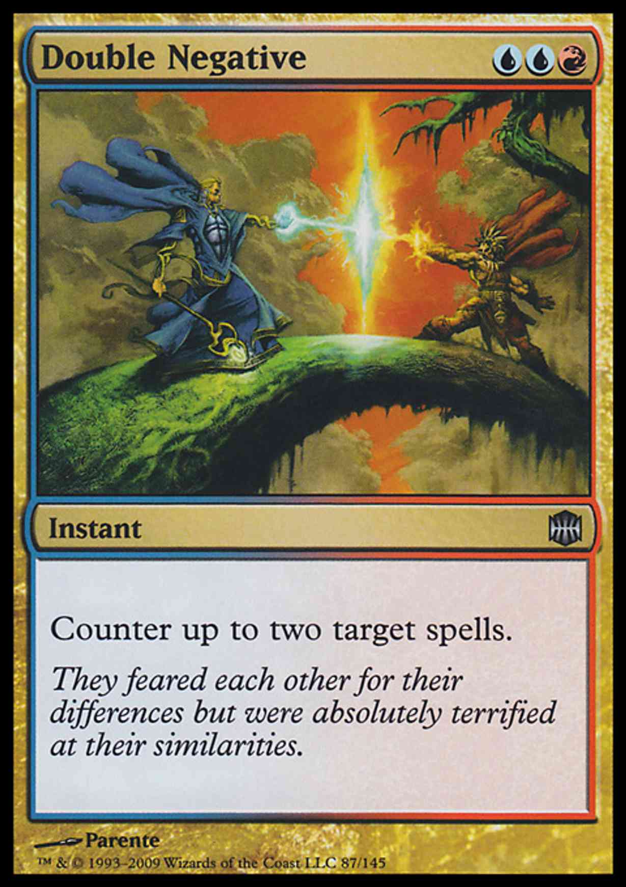 Double Negative magic card front
