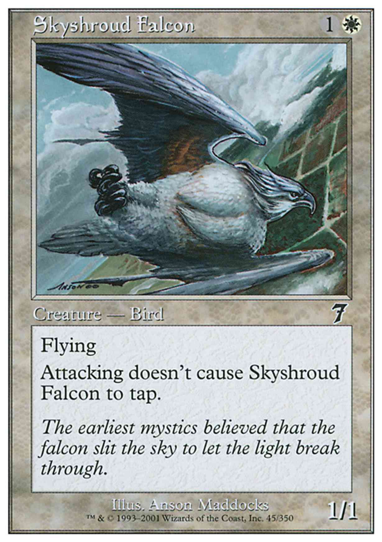 Skyshroud Falcon magic card front