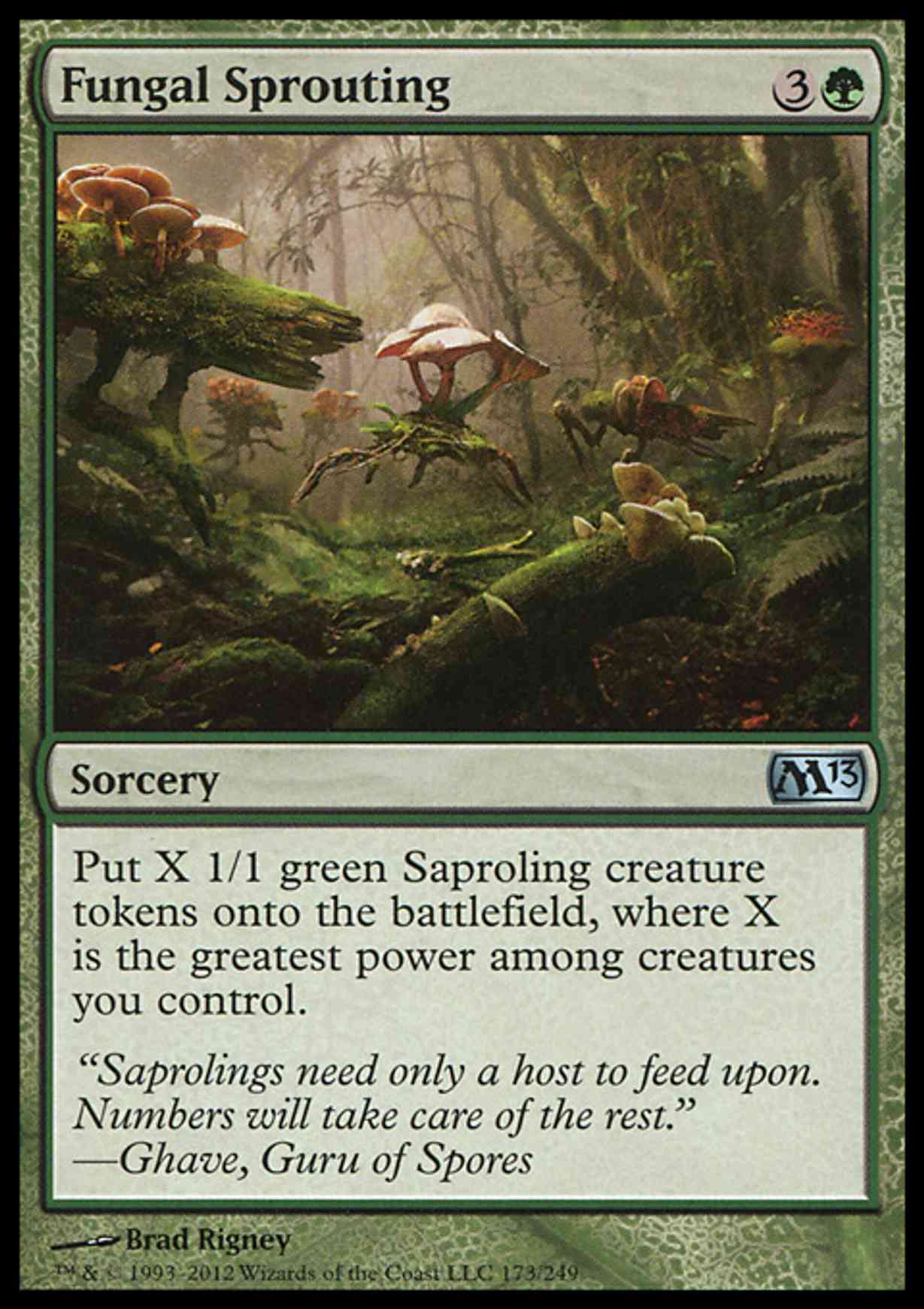 Fungal Sprouting magic card front