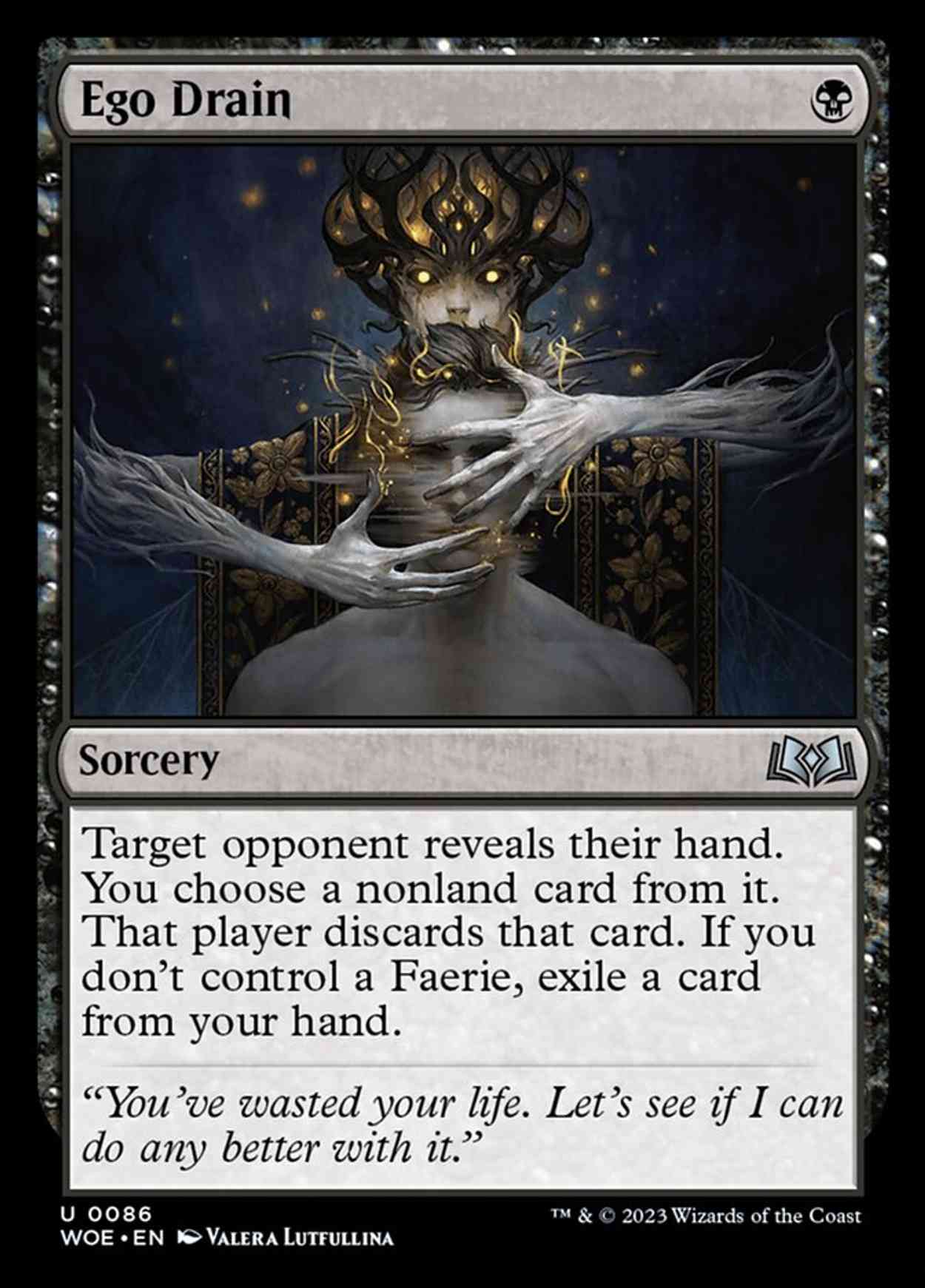 Ego Drain magic card front