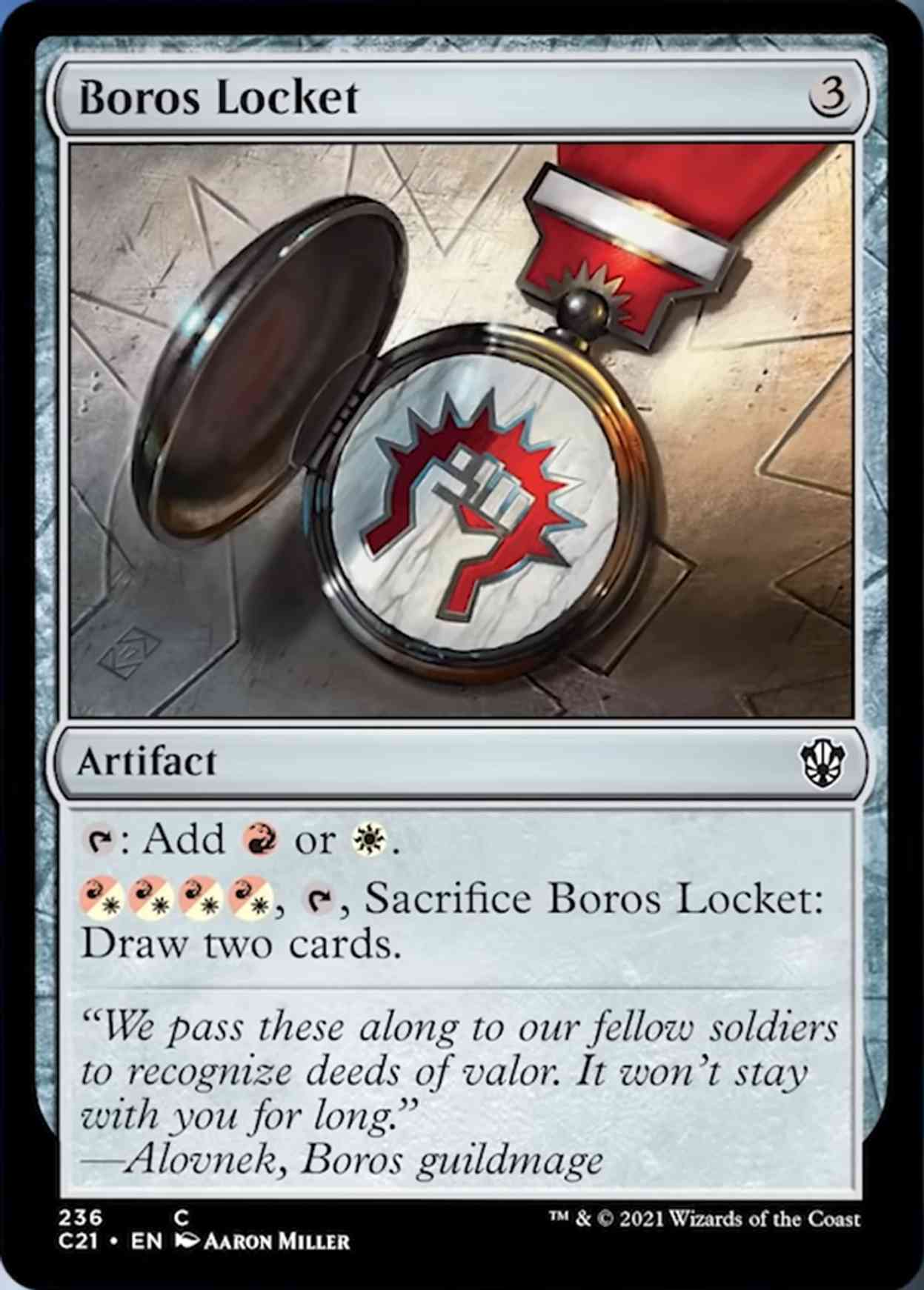 Boros Locket magic card front