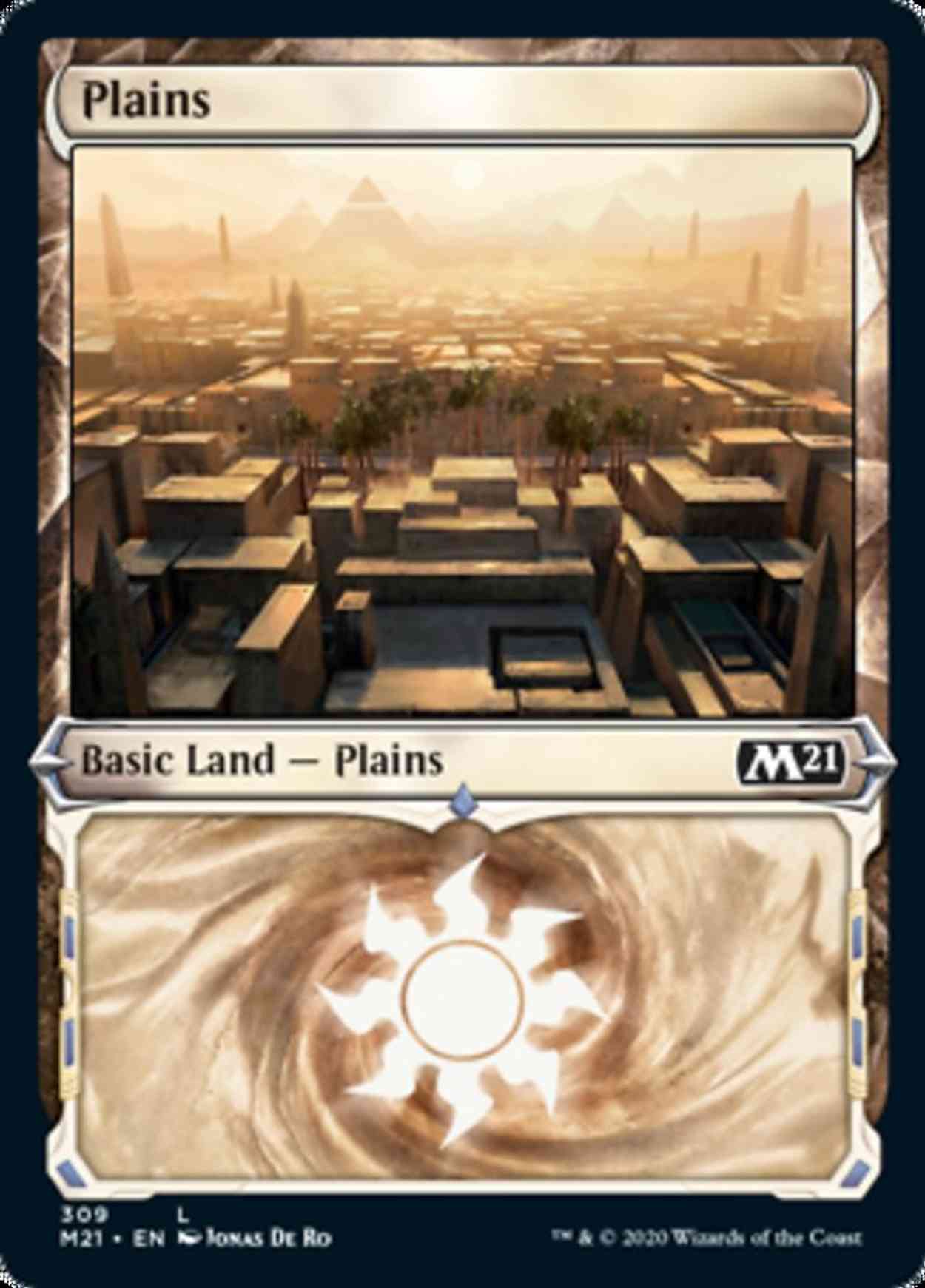 Plains (Showcase) magic card front