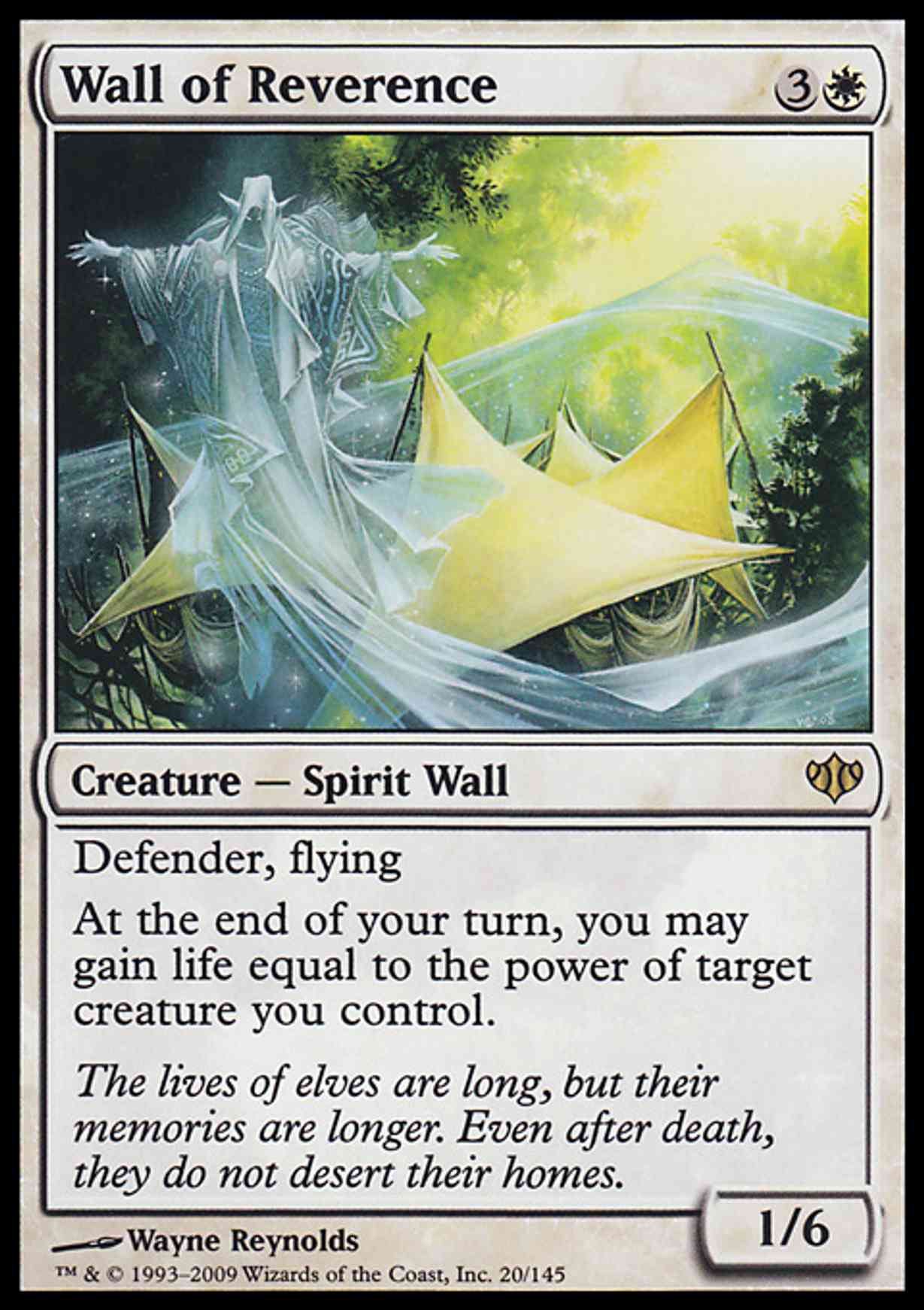 Wall of Reverence magic card front