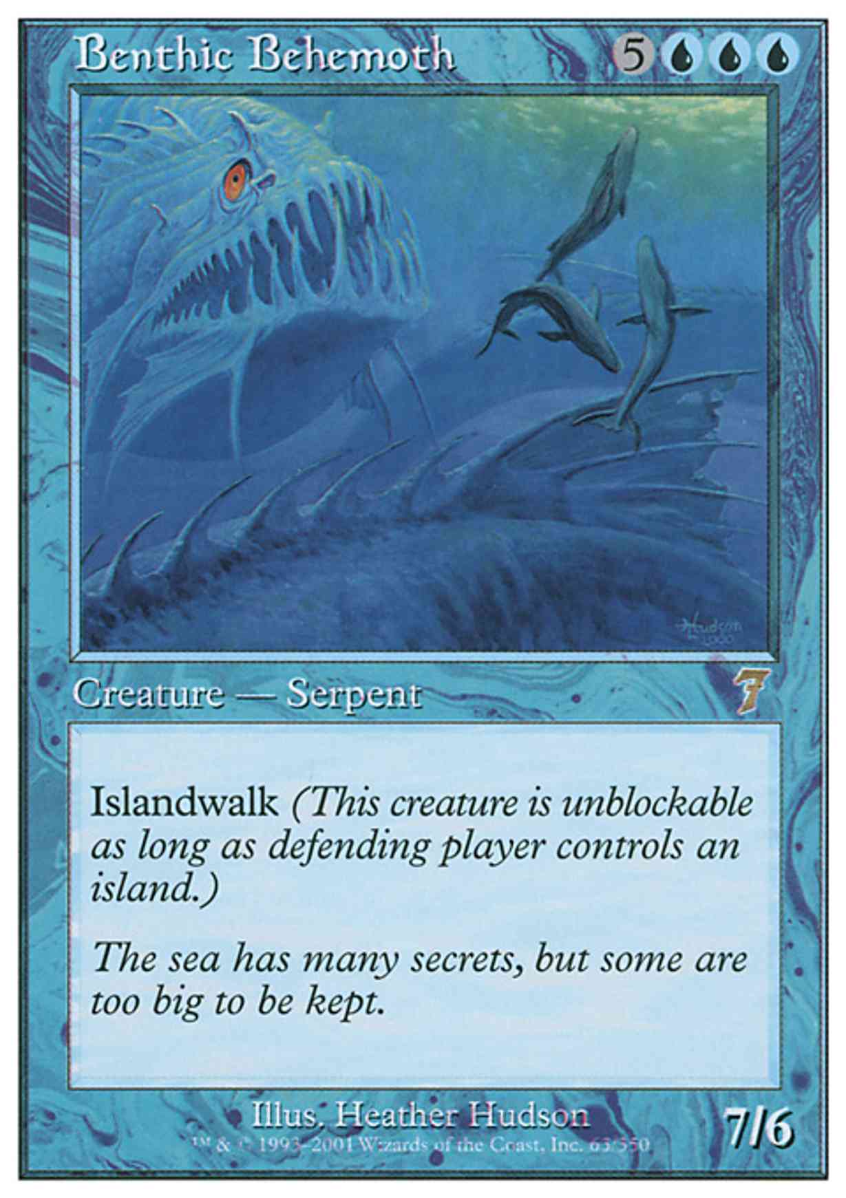 Benthic Behemoth magic card front