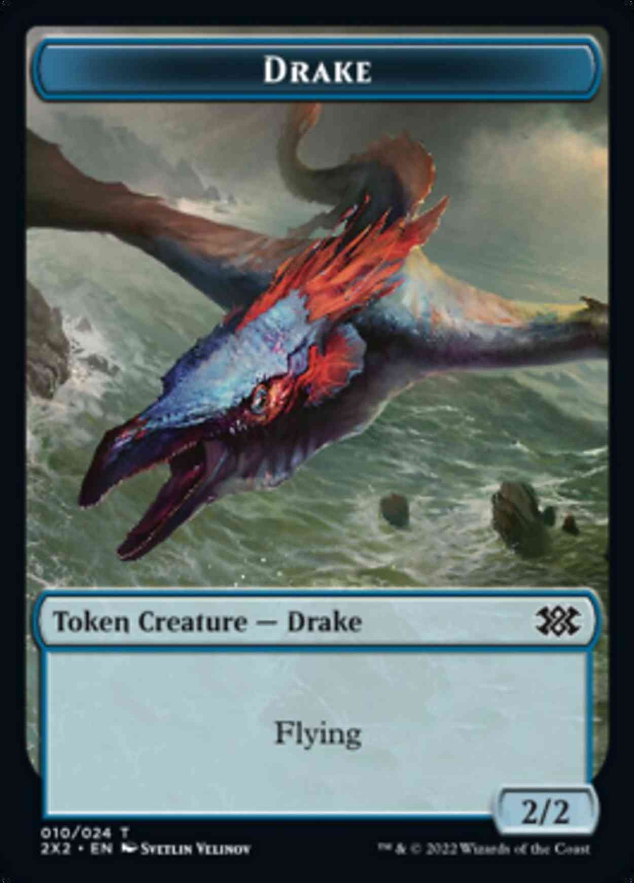 Drake // Treasure Double-sided Token magic card front