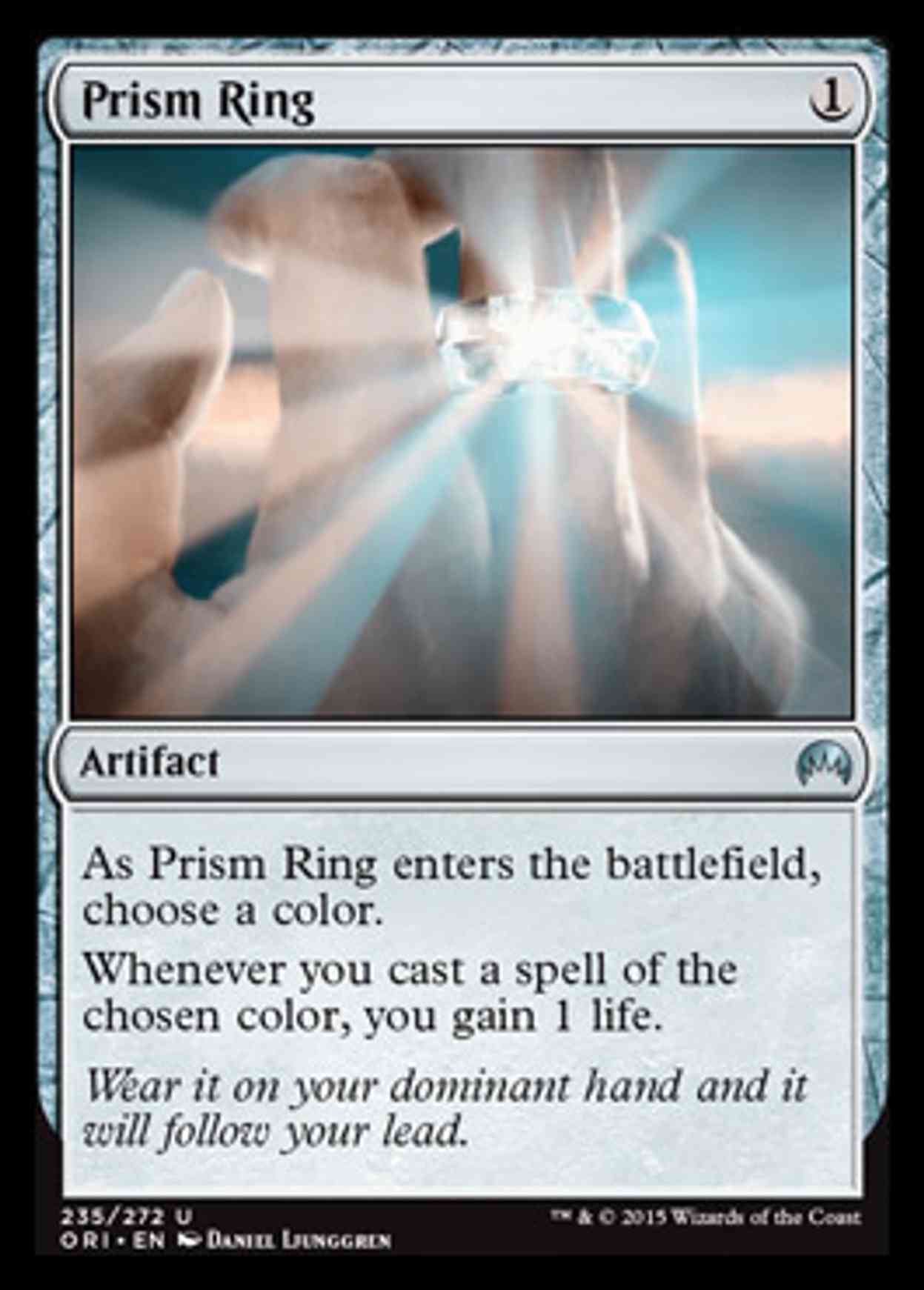 Prism Ring magic card front