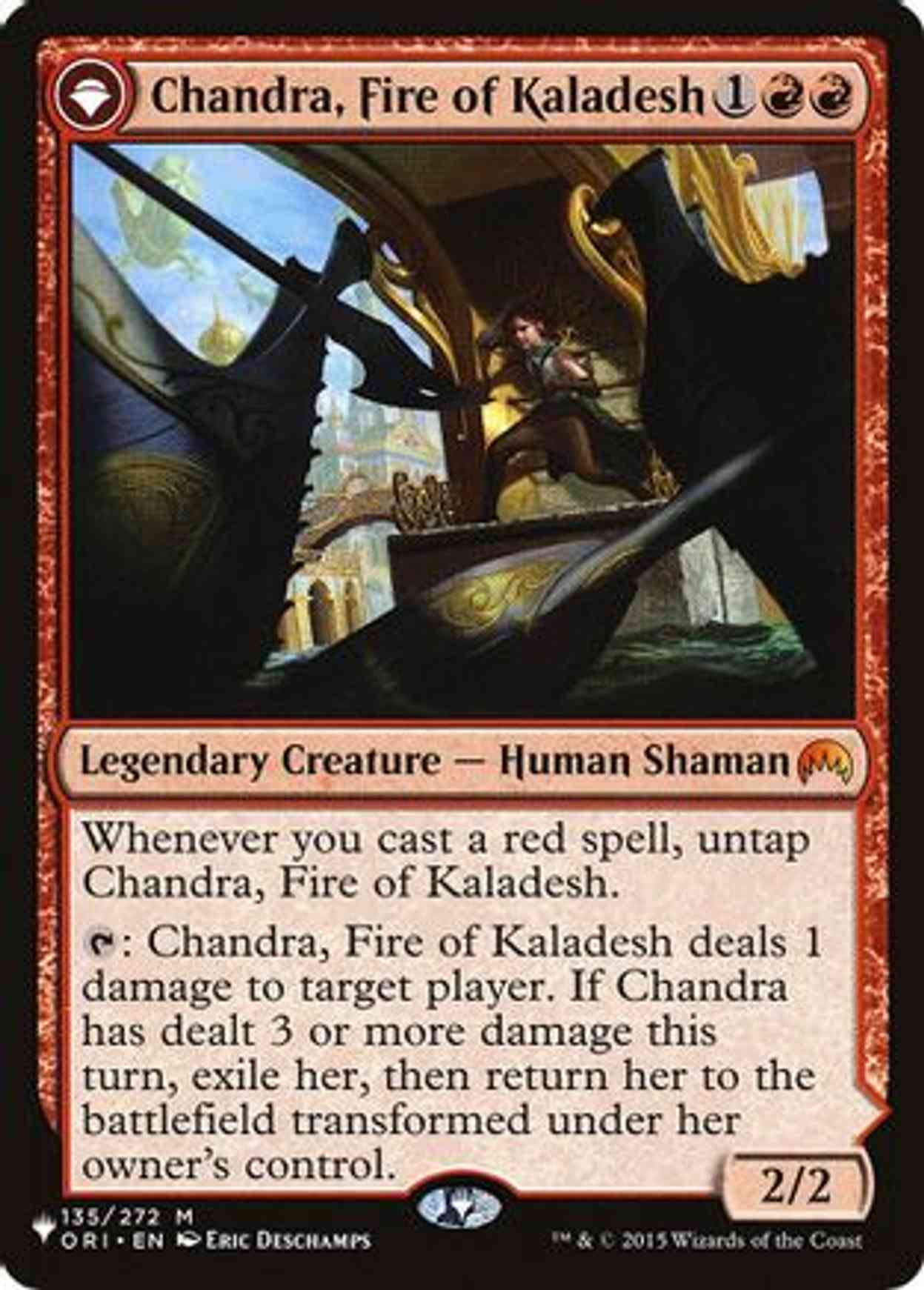 Chandra, Fire of Kaladesh magic card front