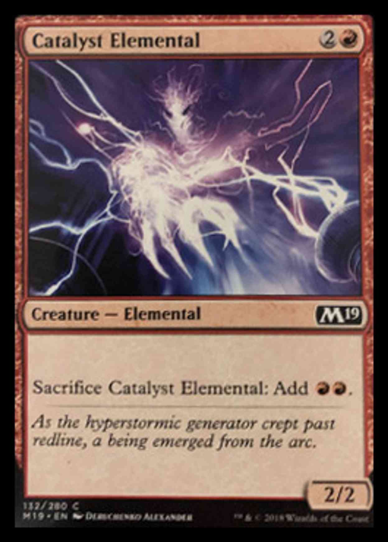 Catalyst Elemental magic card front