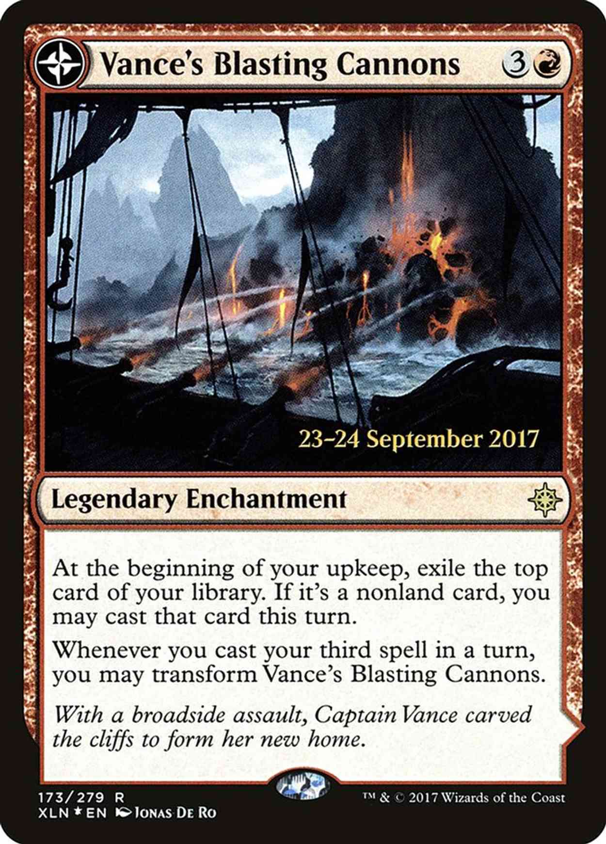 Vance's Blasting Cannons magic card front