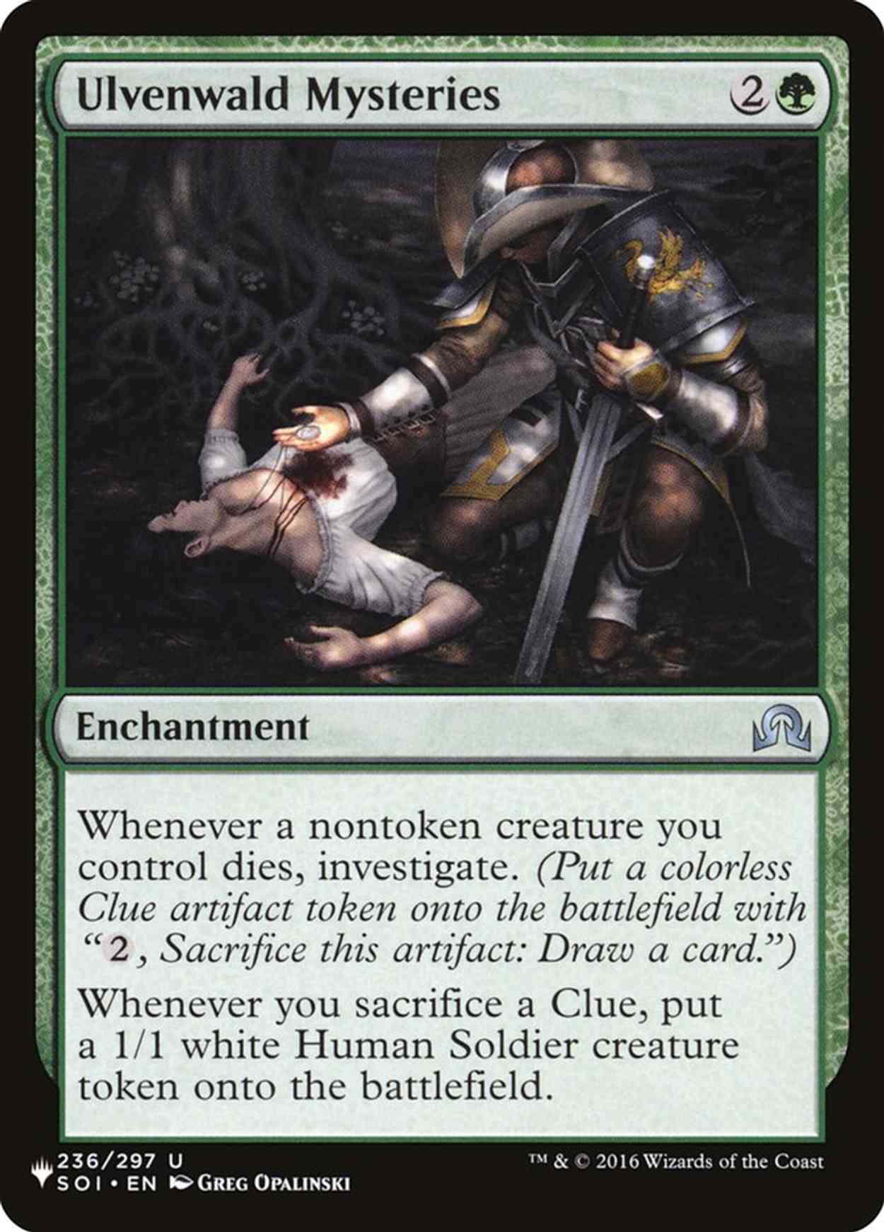Ulvenwald Mysteries magic card front