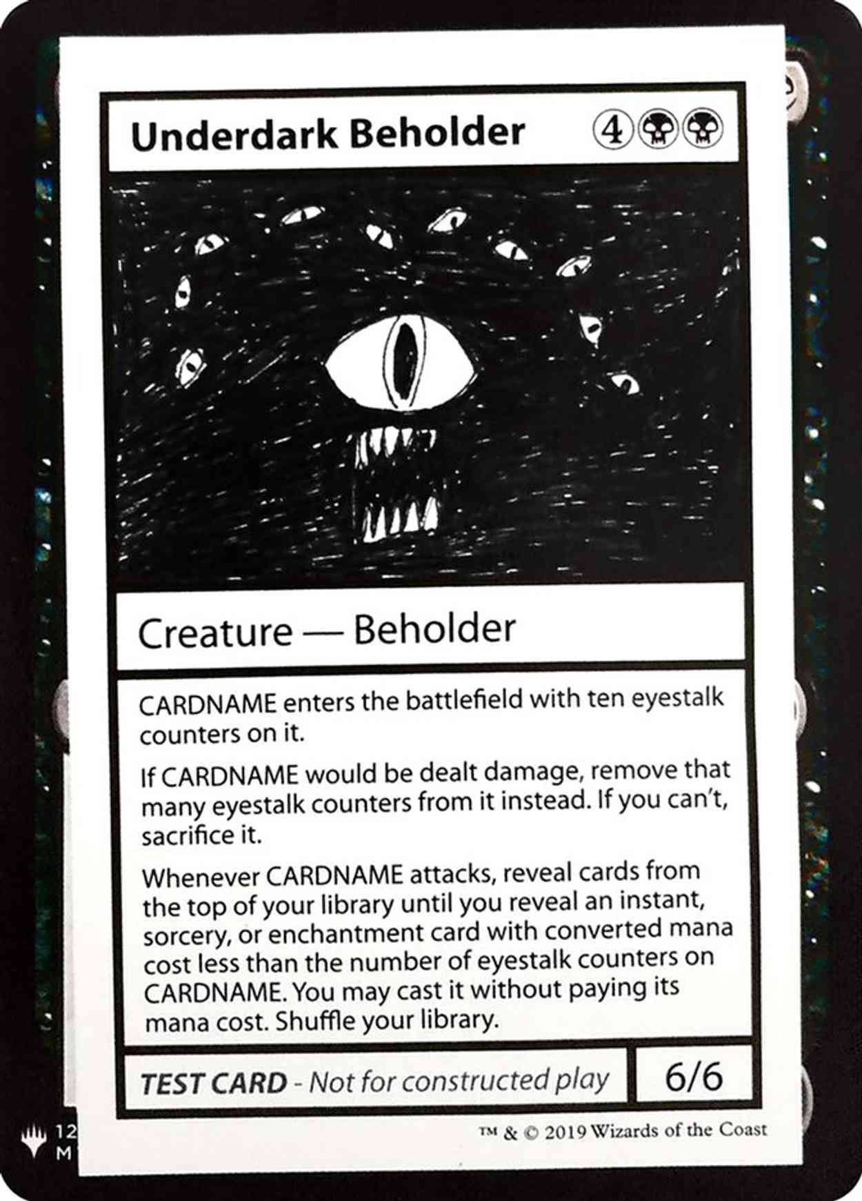 Underdark Beholder magic card front