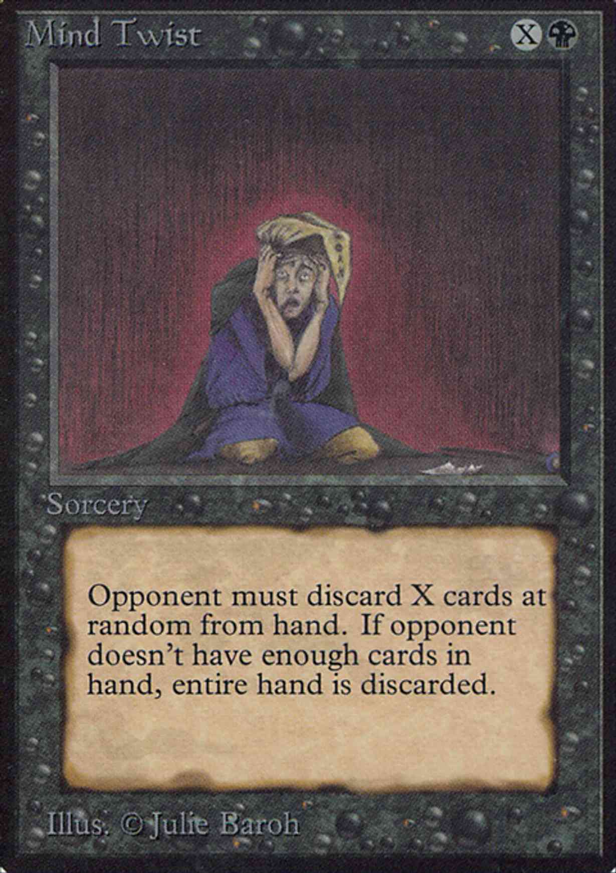 Mind Twist magic card front
