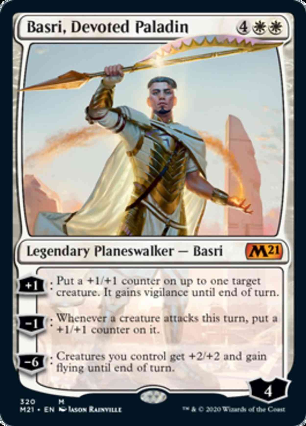Basri, Devoted Paladin magic card front
