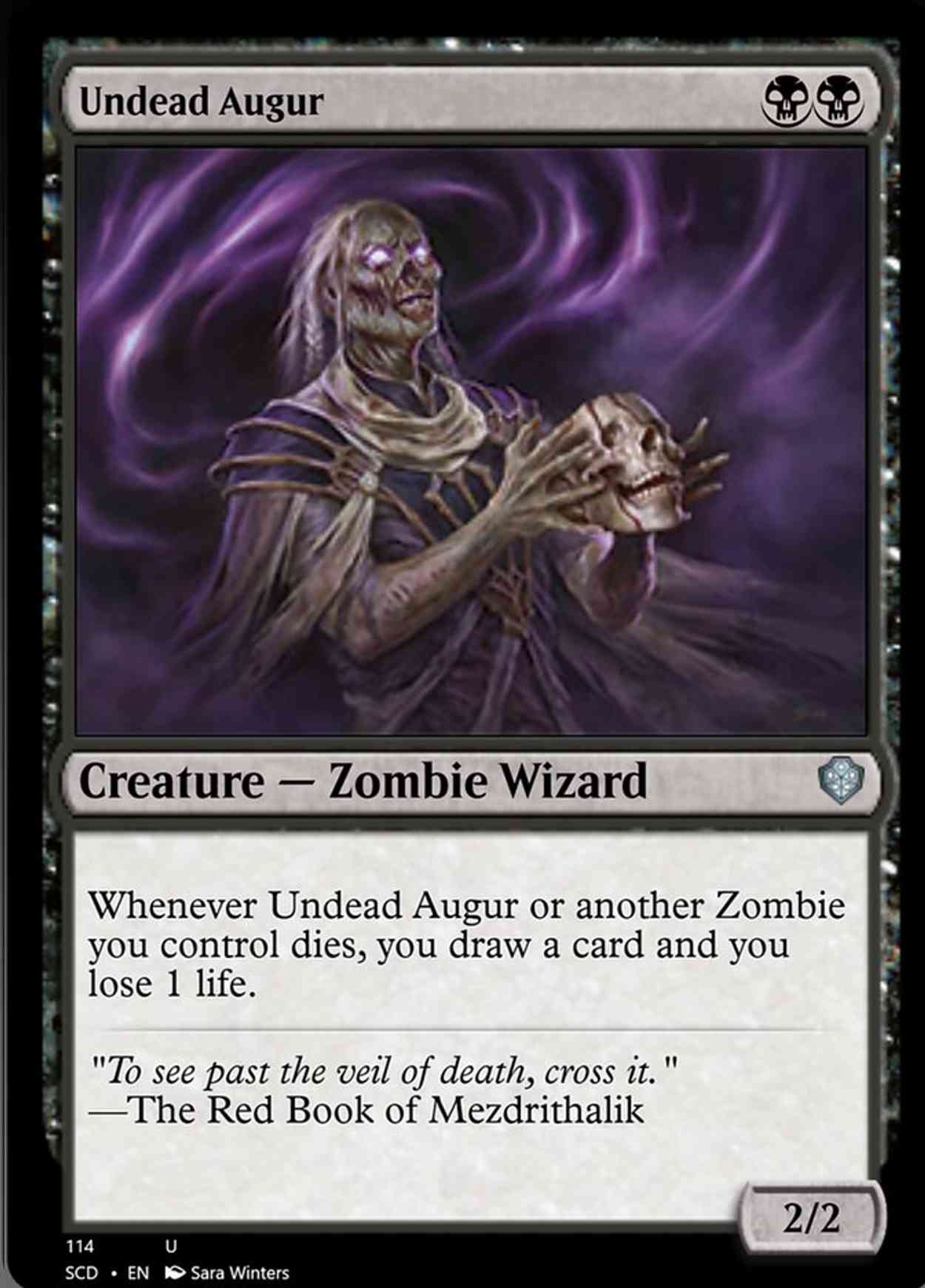 Undead Augur magic card front
