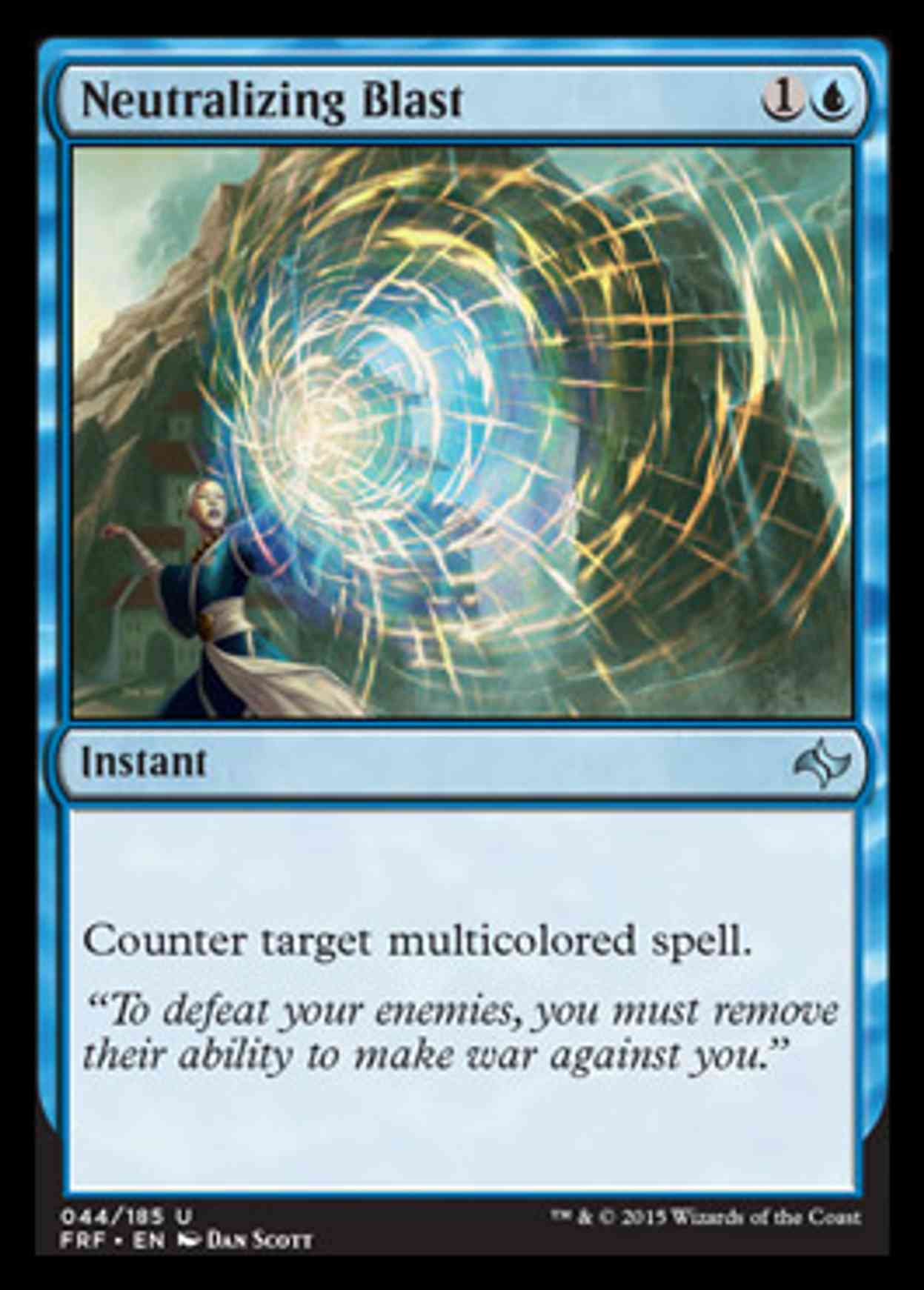 Neutralizing Blast magic card front