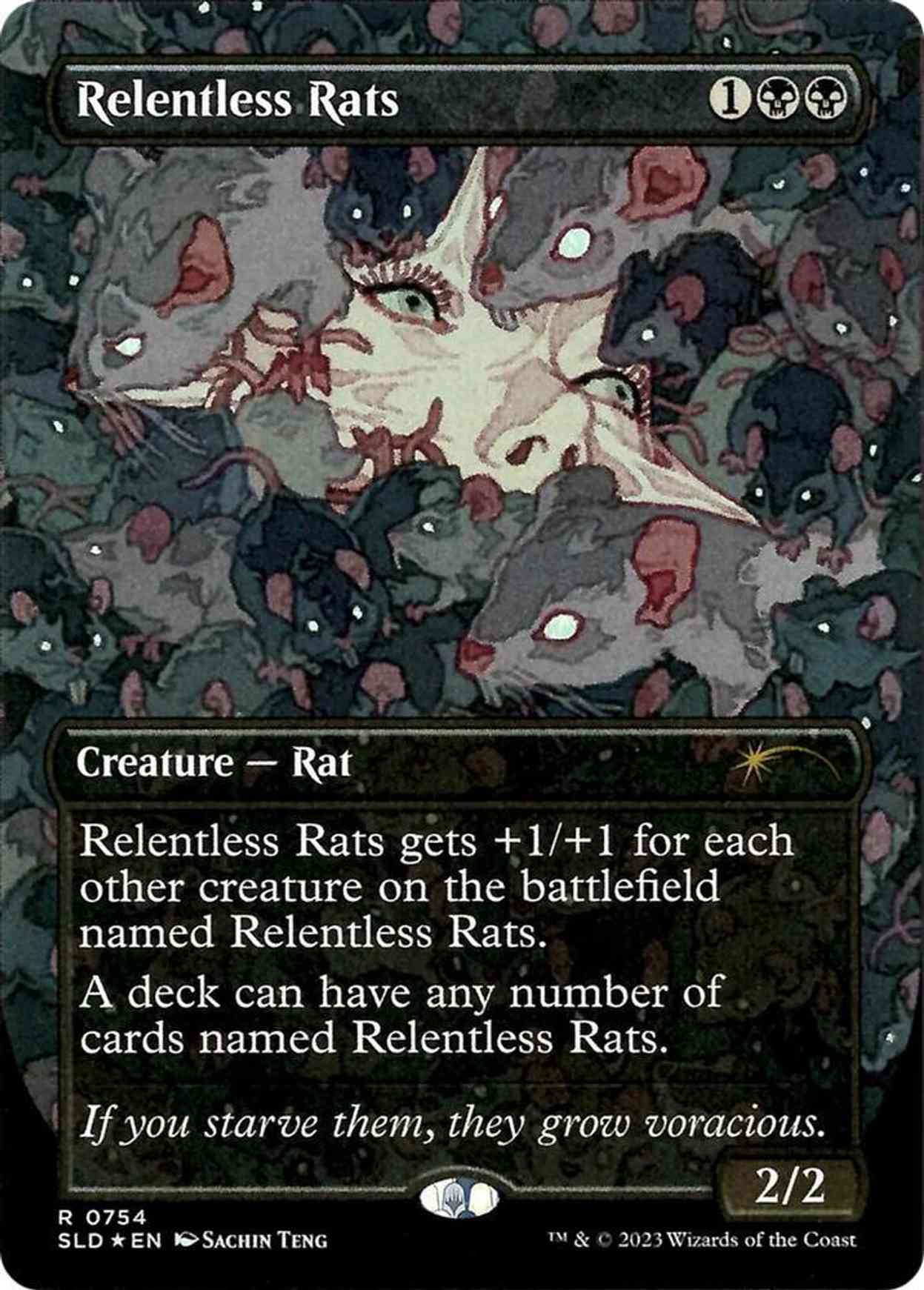 Relentless Rats (754) magic card front