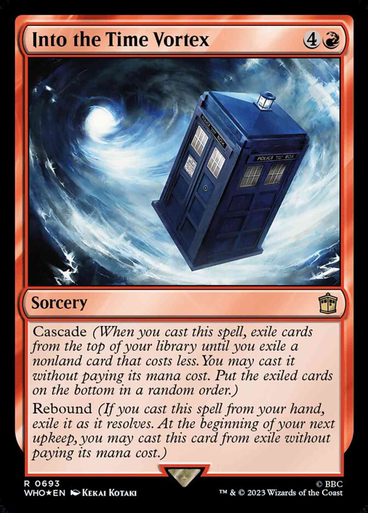 Into the Time Vortex (Surge Foil) magic card front