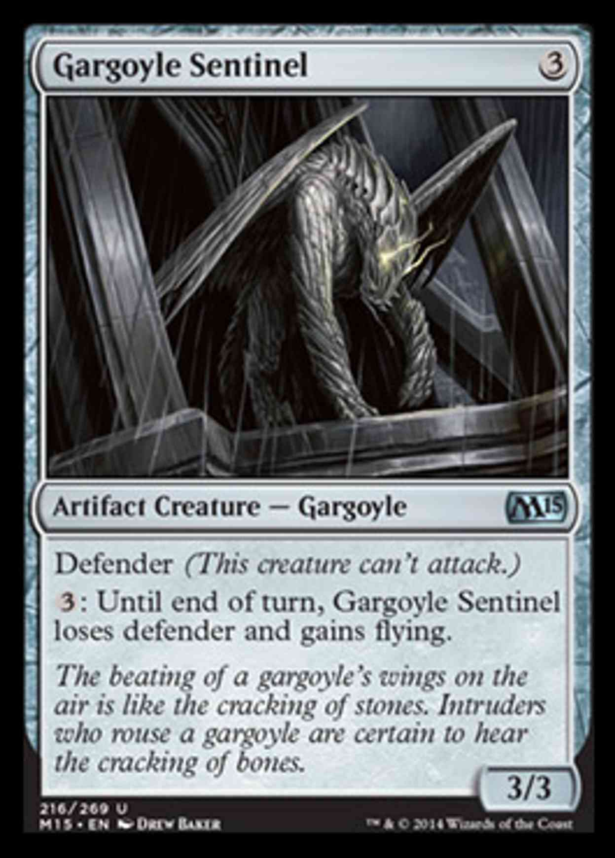 Gargoyle Sentinel magic card front