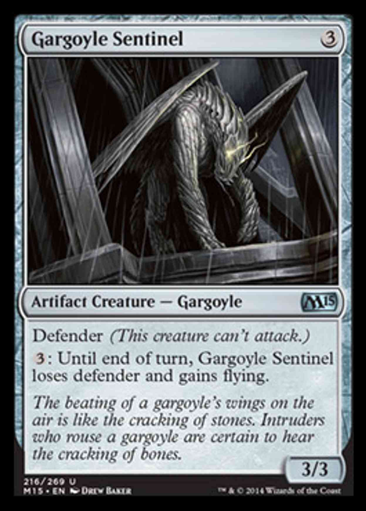 Gargoyle Sentinel Price from mtg Magic 2015 Core Set