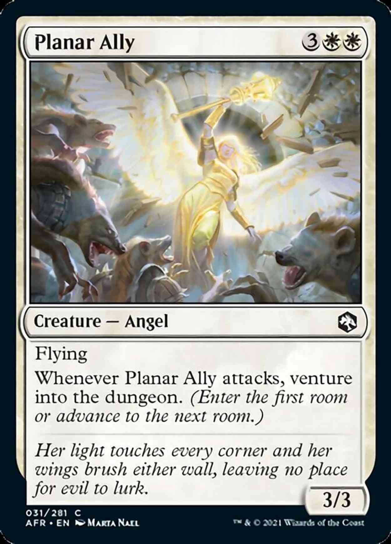 Planar Ally magic card front