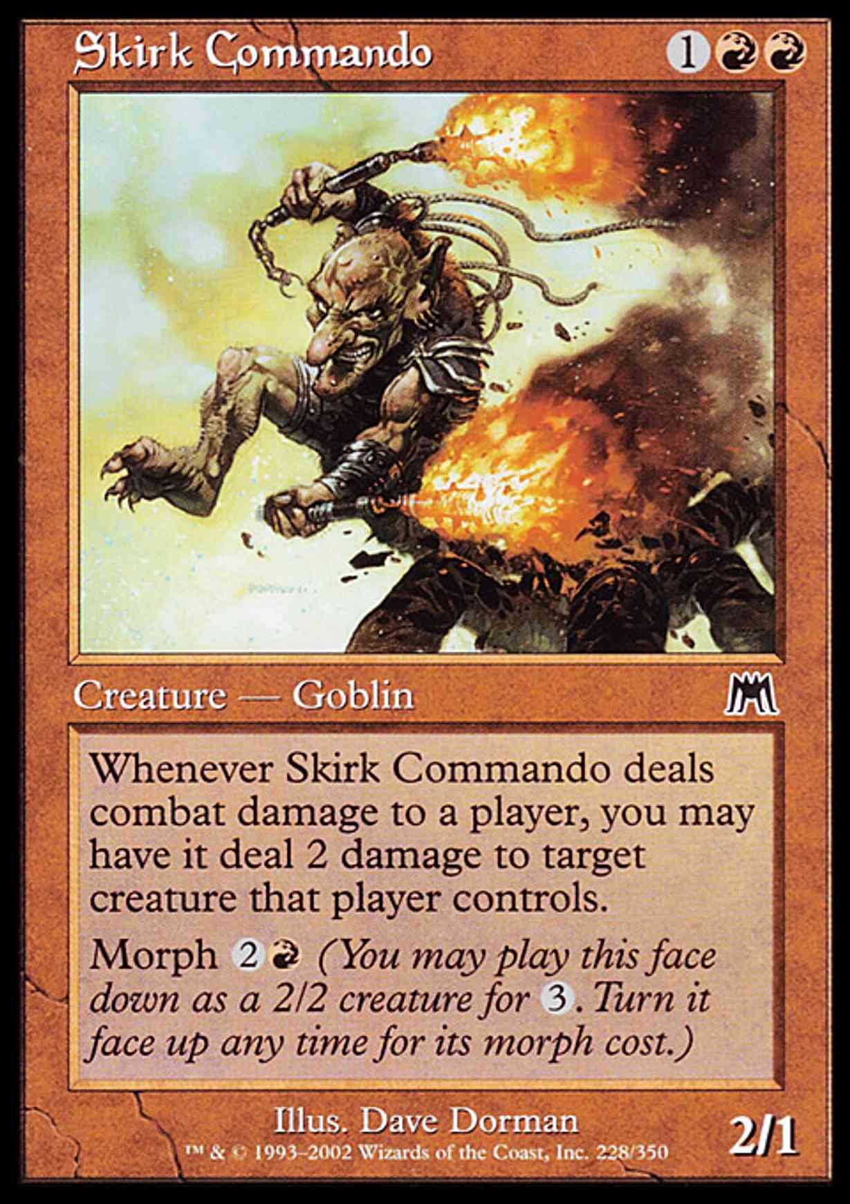 Skirk Commando magic card front