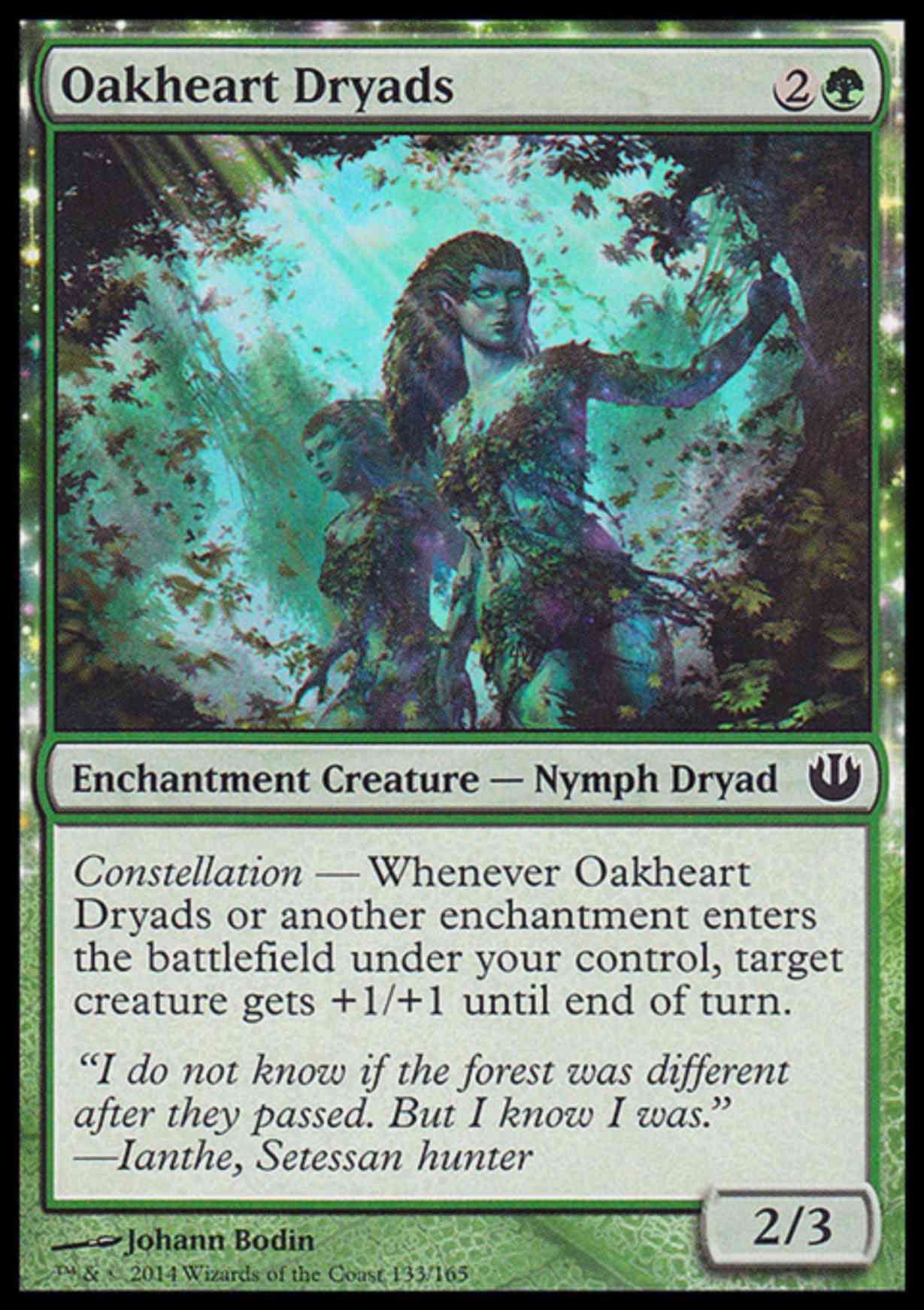 Oakheart Dryads magic card front