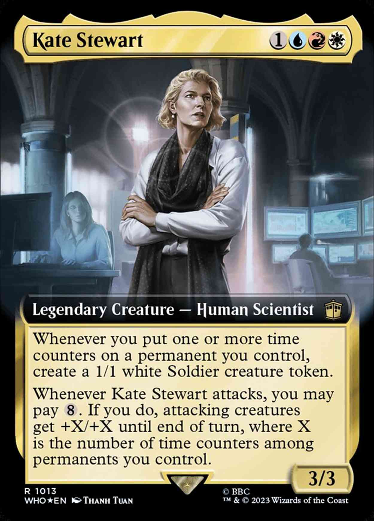 Kate Stewart (Extended Art) (Surge Foil) magic card front