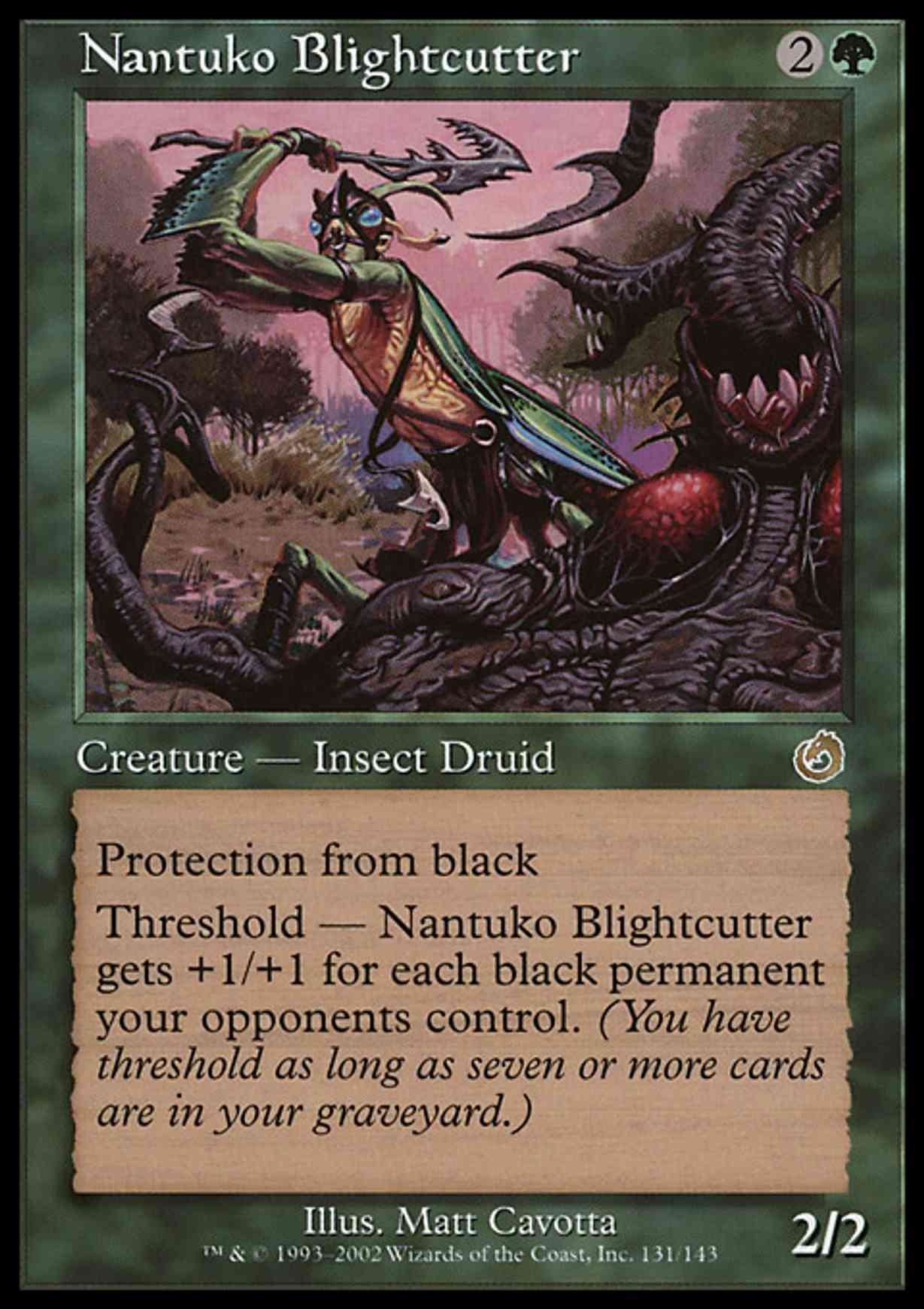 Nantuko Blightcutter magic card front
