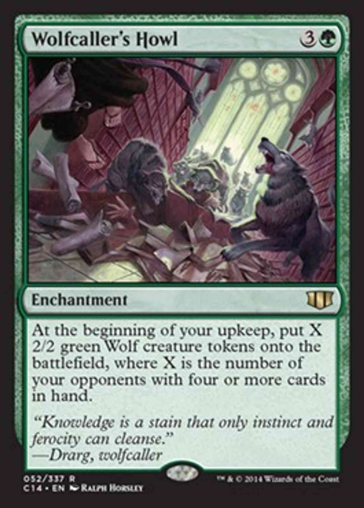 Wolfcaller's Howl magic card front