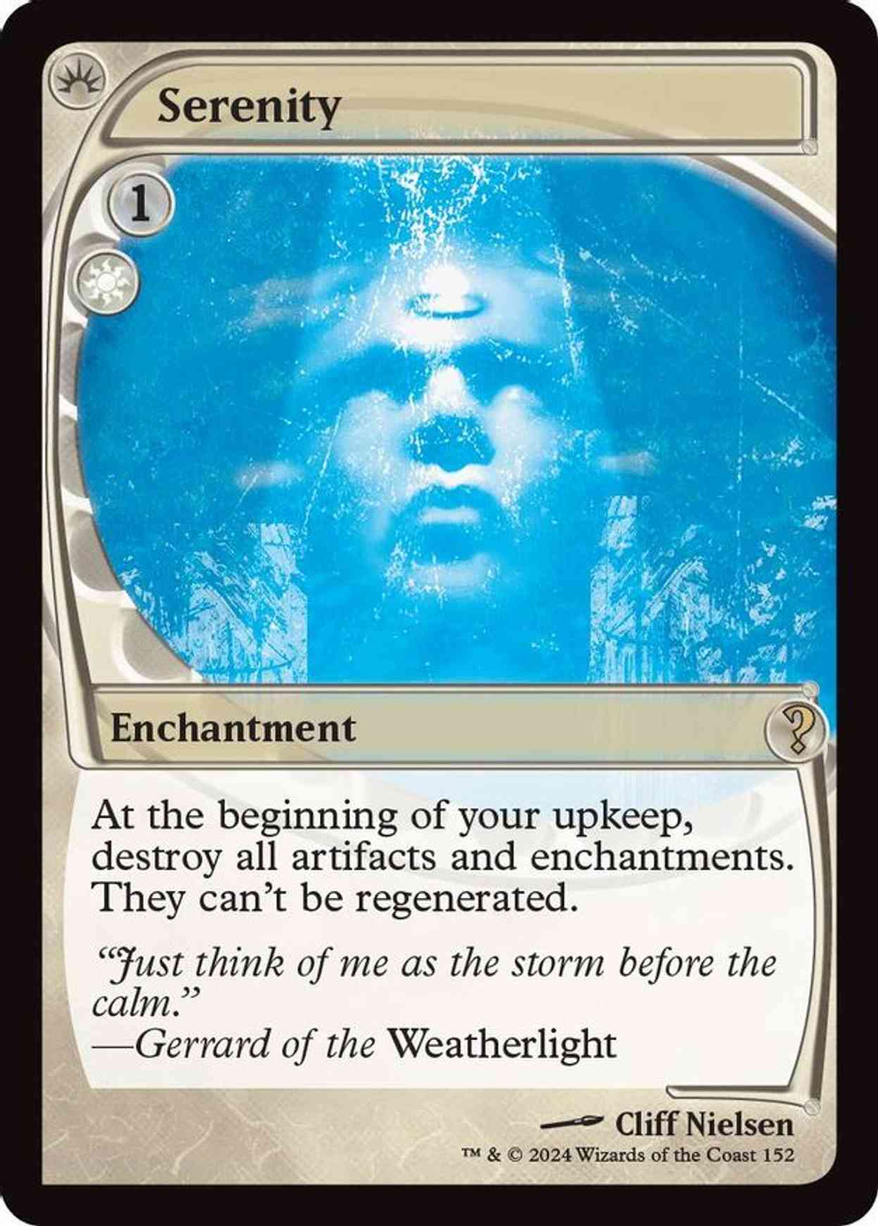 Serenity (Future Sight) magic card front