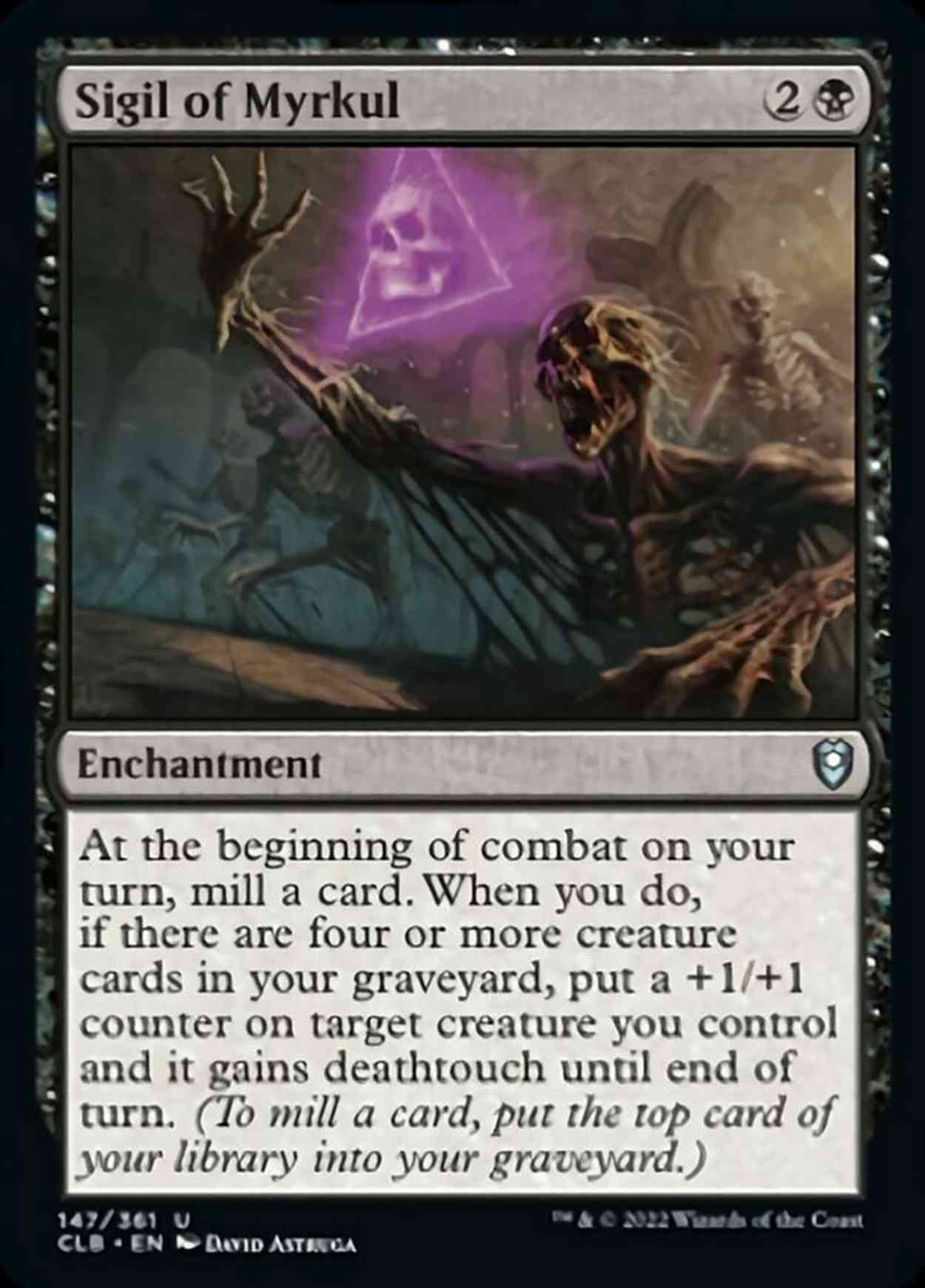 Sigil of Myrkul magic card front