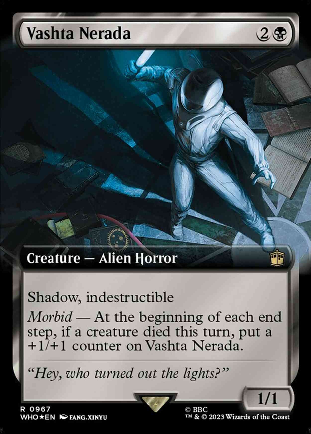 Vashta Nerada (Extended Art) (Surge Foil) magic card front