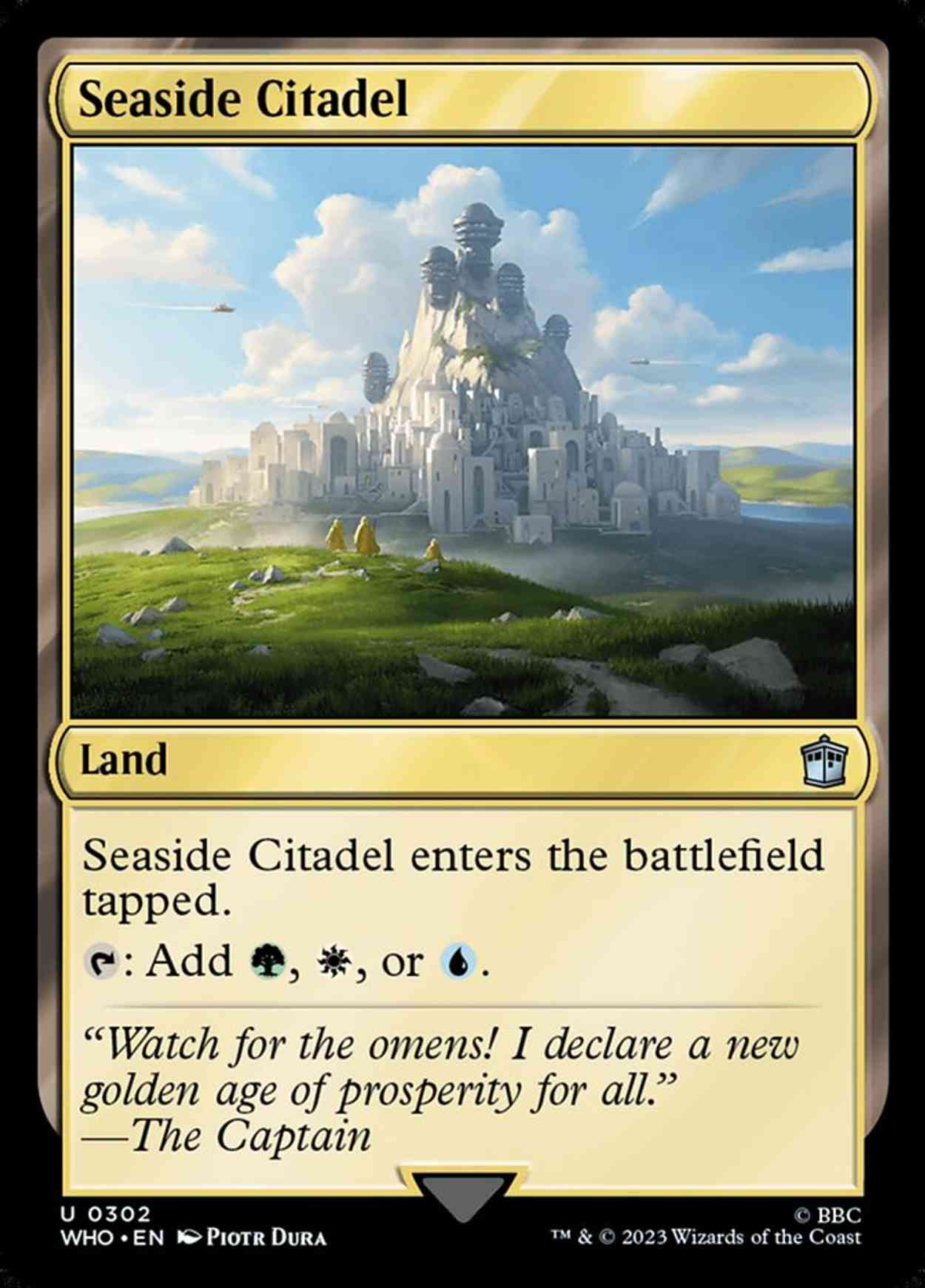 Seaside Citadel magic card front