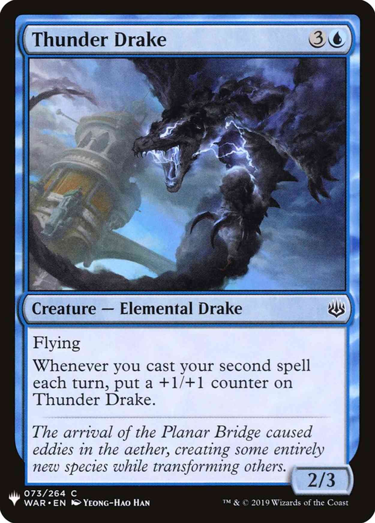 Thunder Drake magic card front