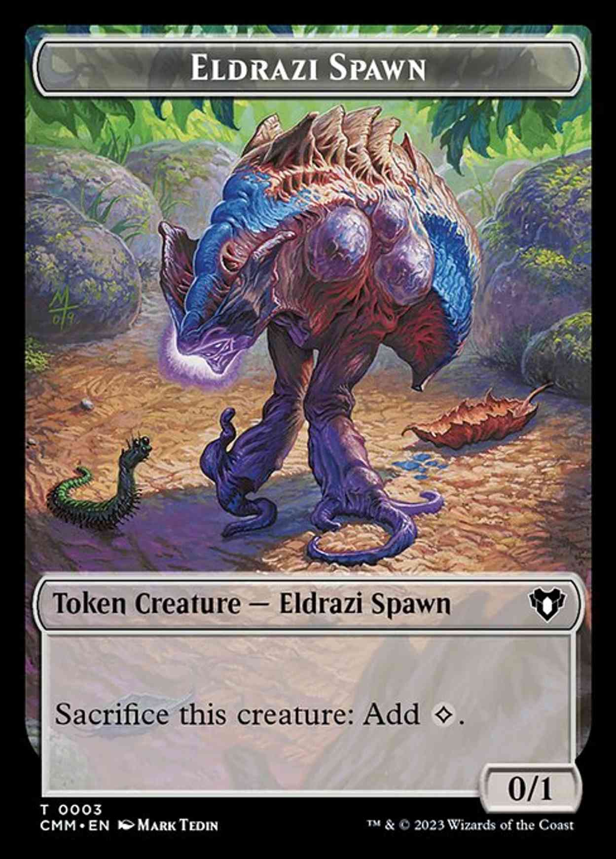 Eldrazi Spawn // Phyrexian Germ Double-Sided Token magic card front