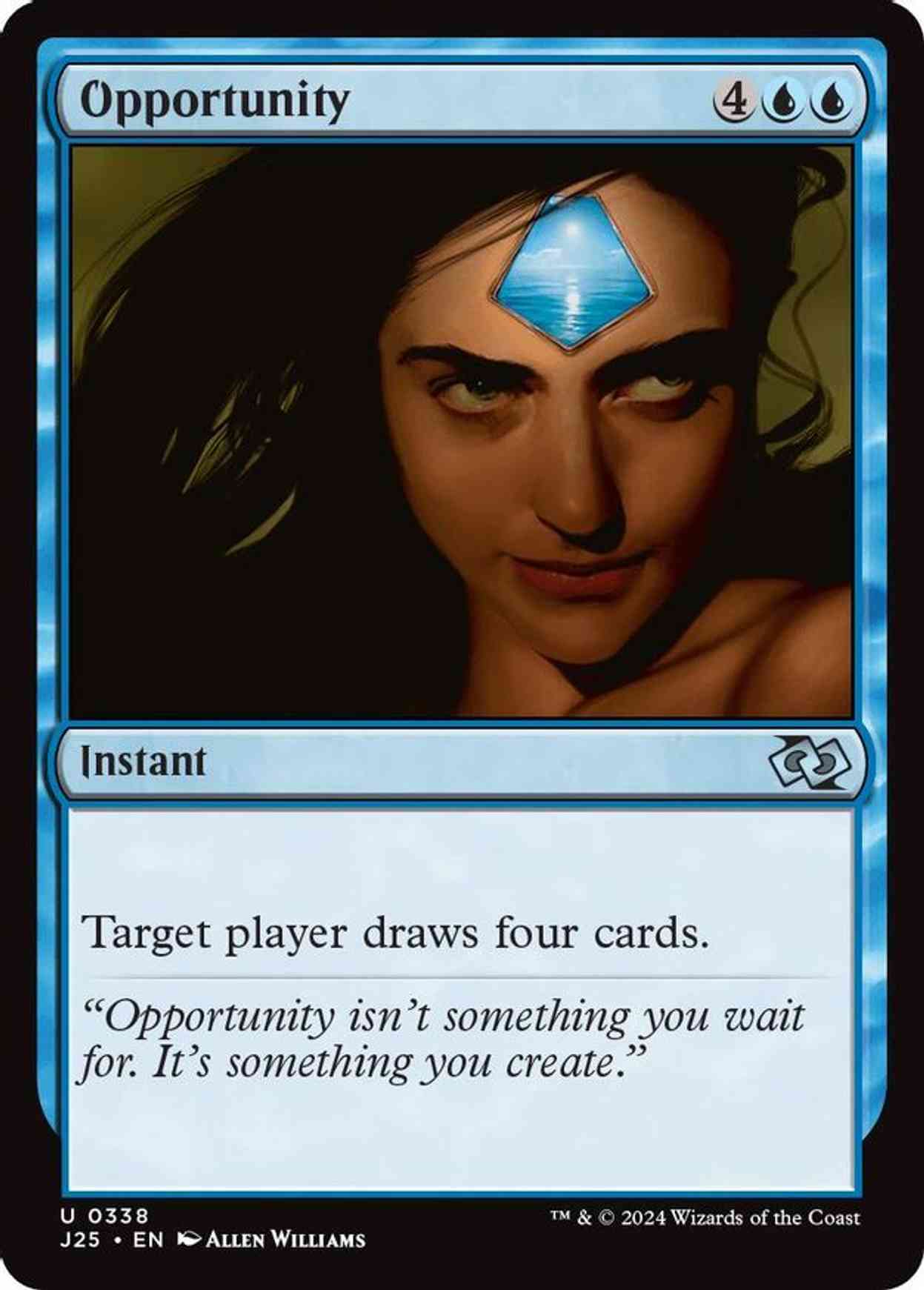 Opportunity magic card front