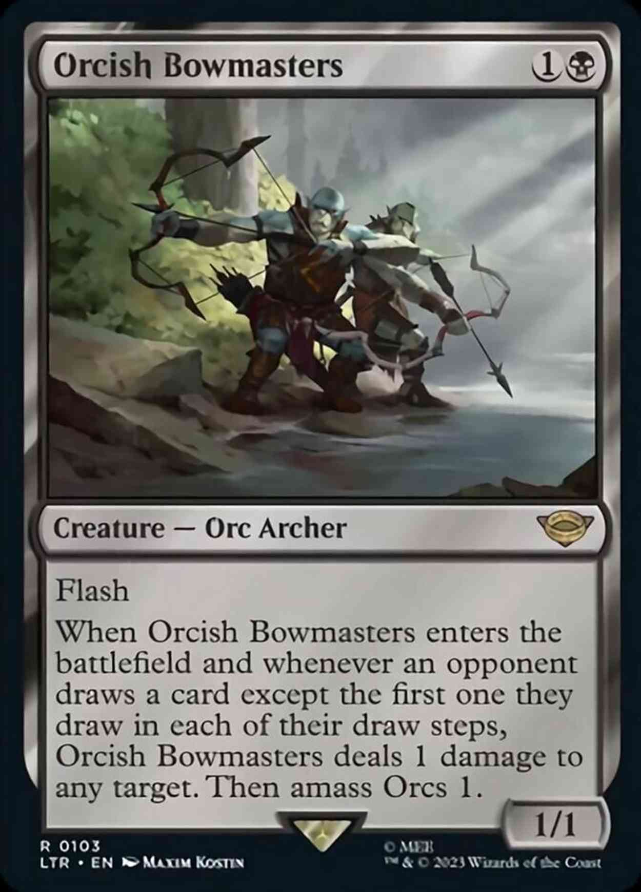 Orcish Bowmasters magic card front