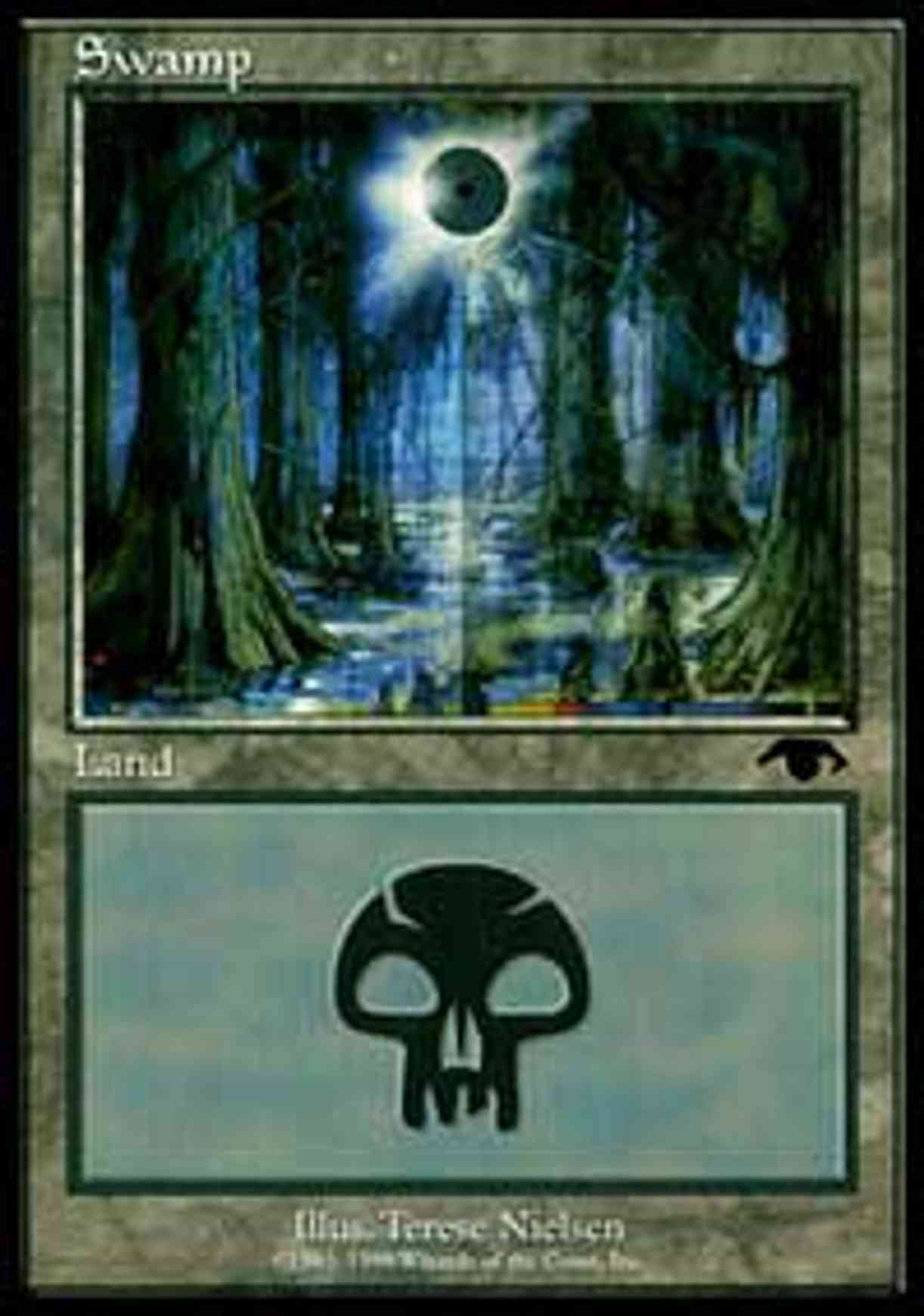 Swamp - Guru magic card front