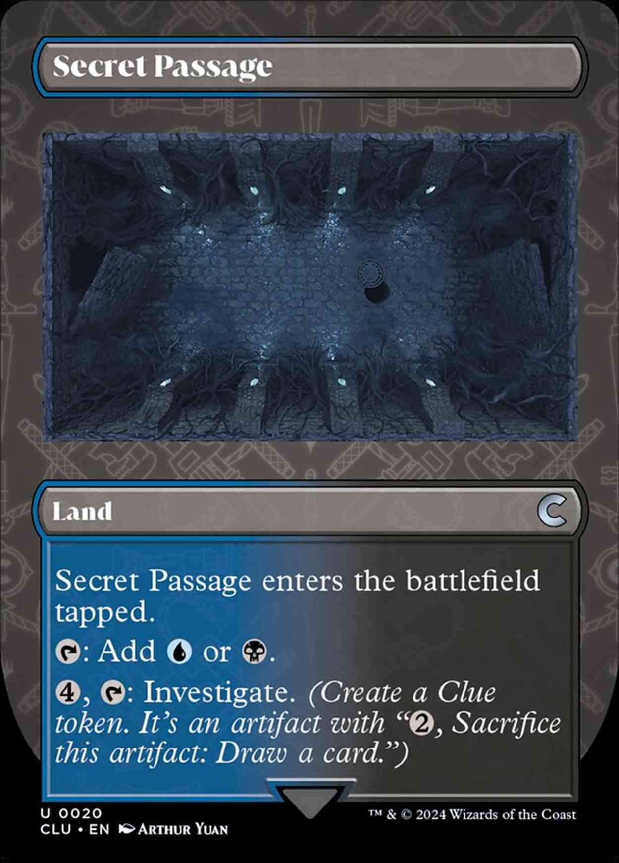 Secret Passage (Borderless) magic card front