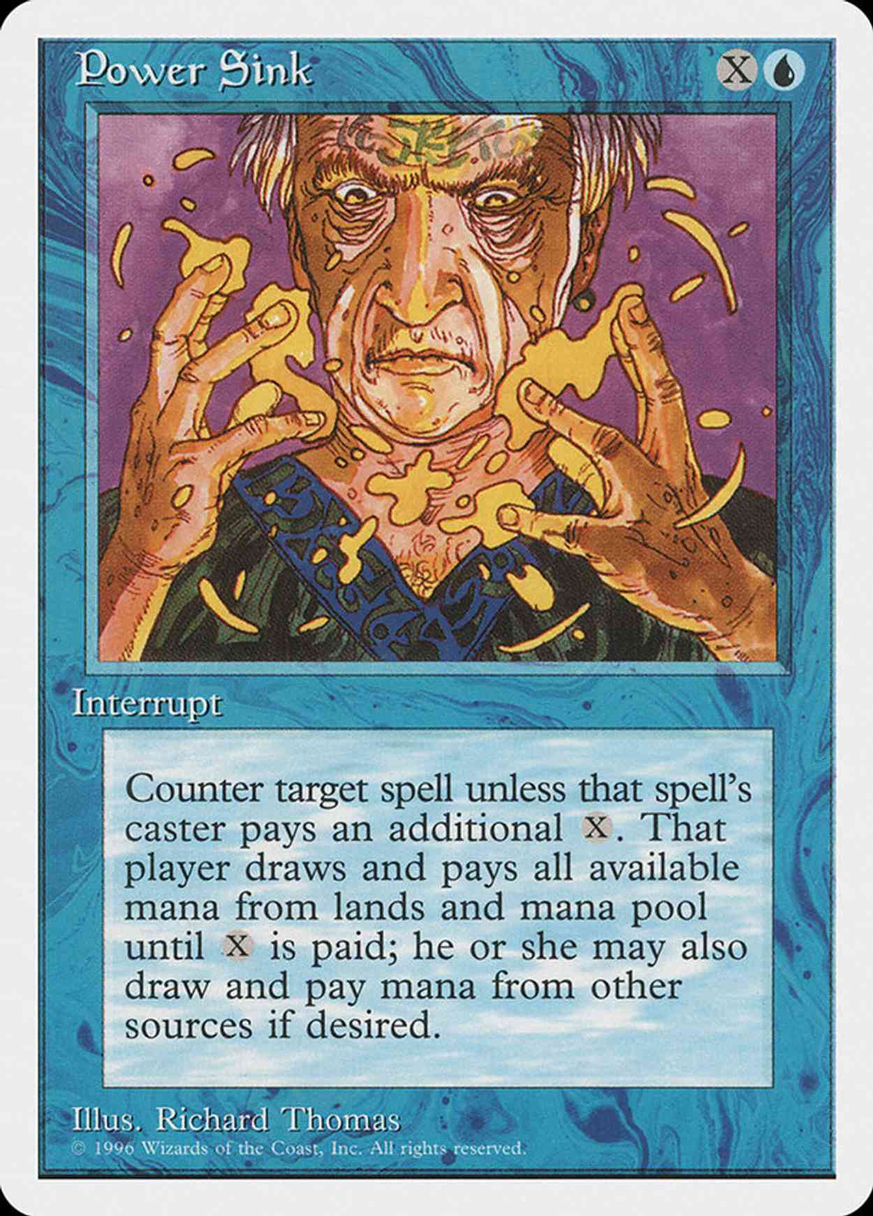 Power Sink magic card front