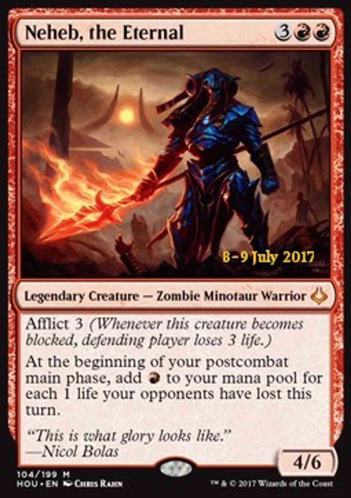 Neheb, the Eternal magic card front
